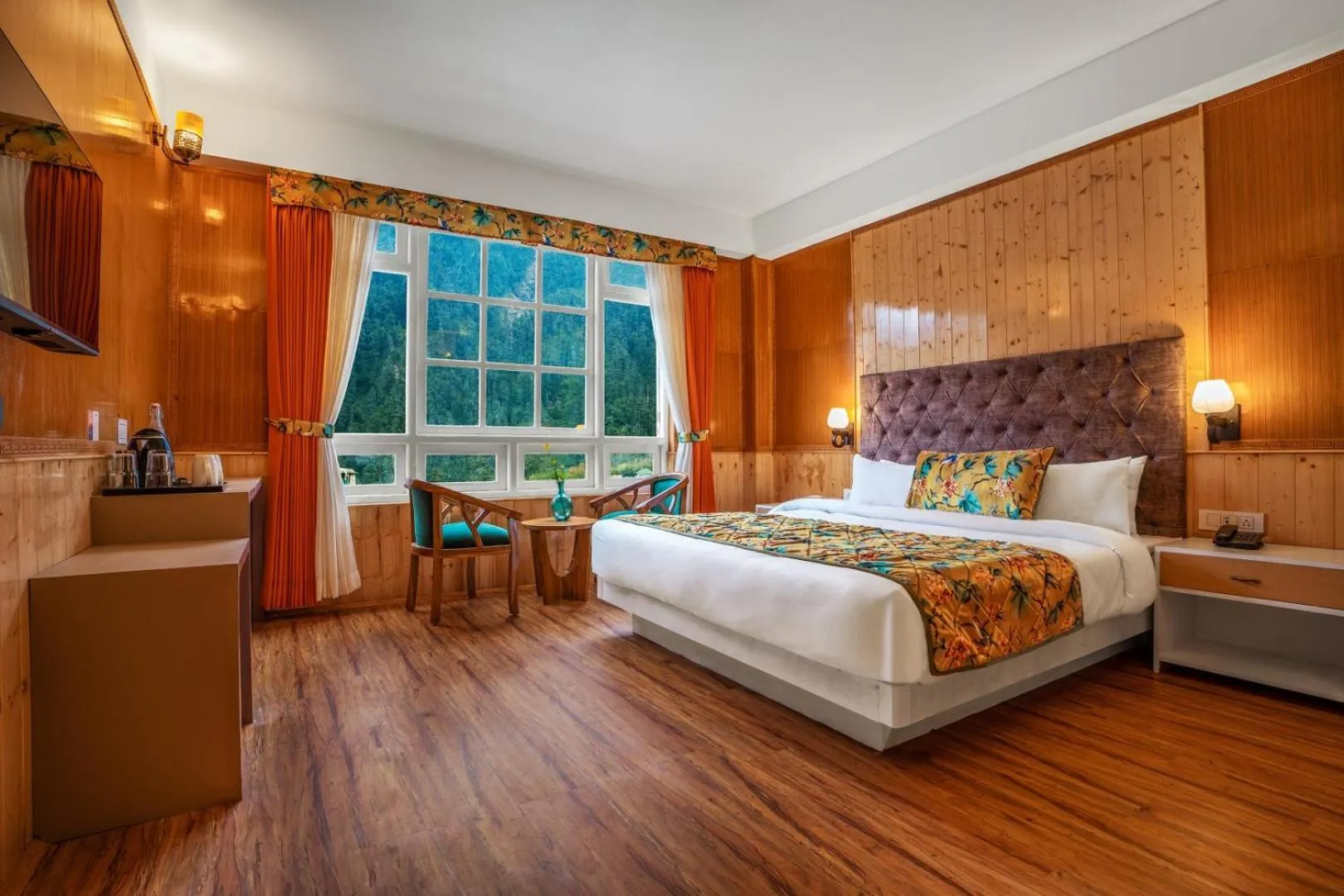 Bed in Summit Gangchen Hotel