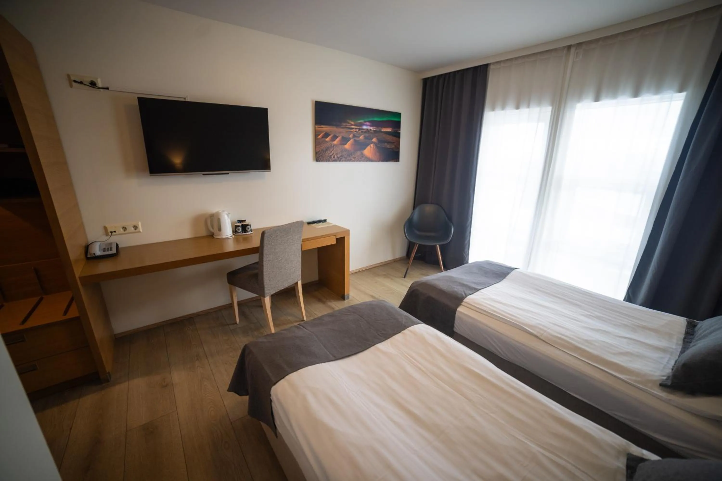 Bedroom, Bed in Hotel Hamar