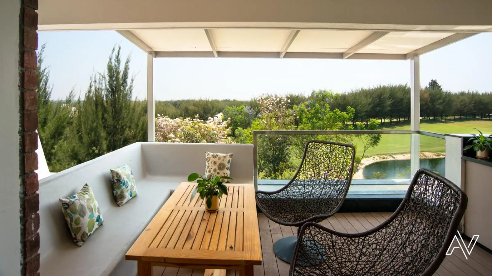 Seating area in Clover Greens Golf Course and Resort