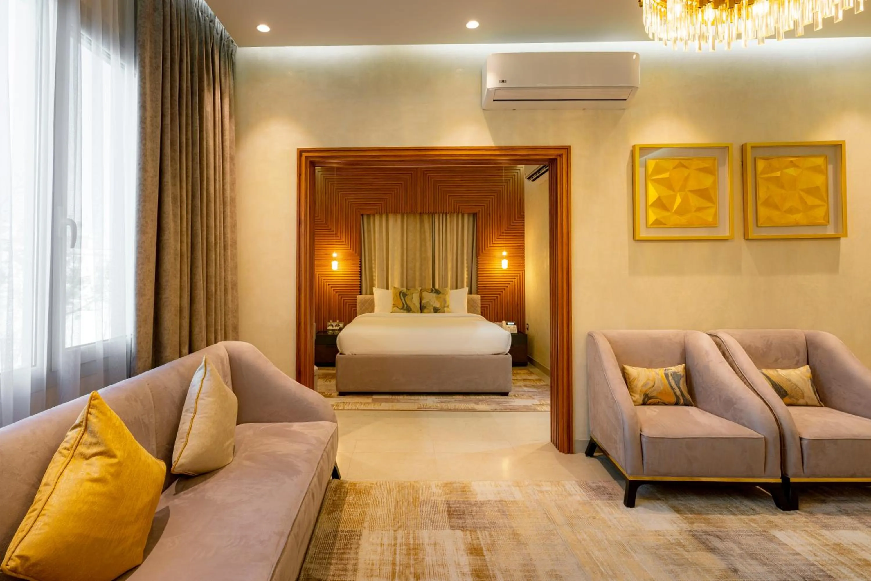 Living room in Damask Resort