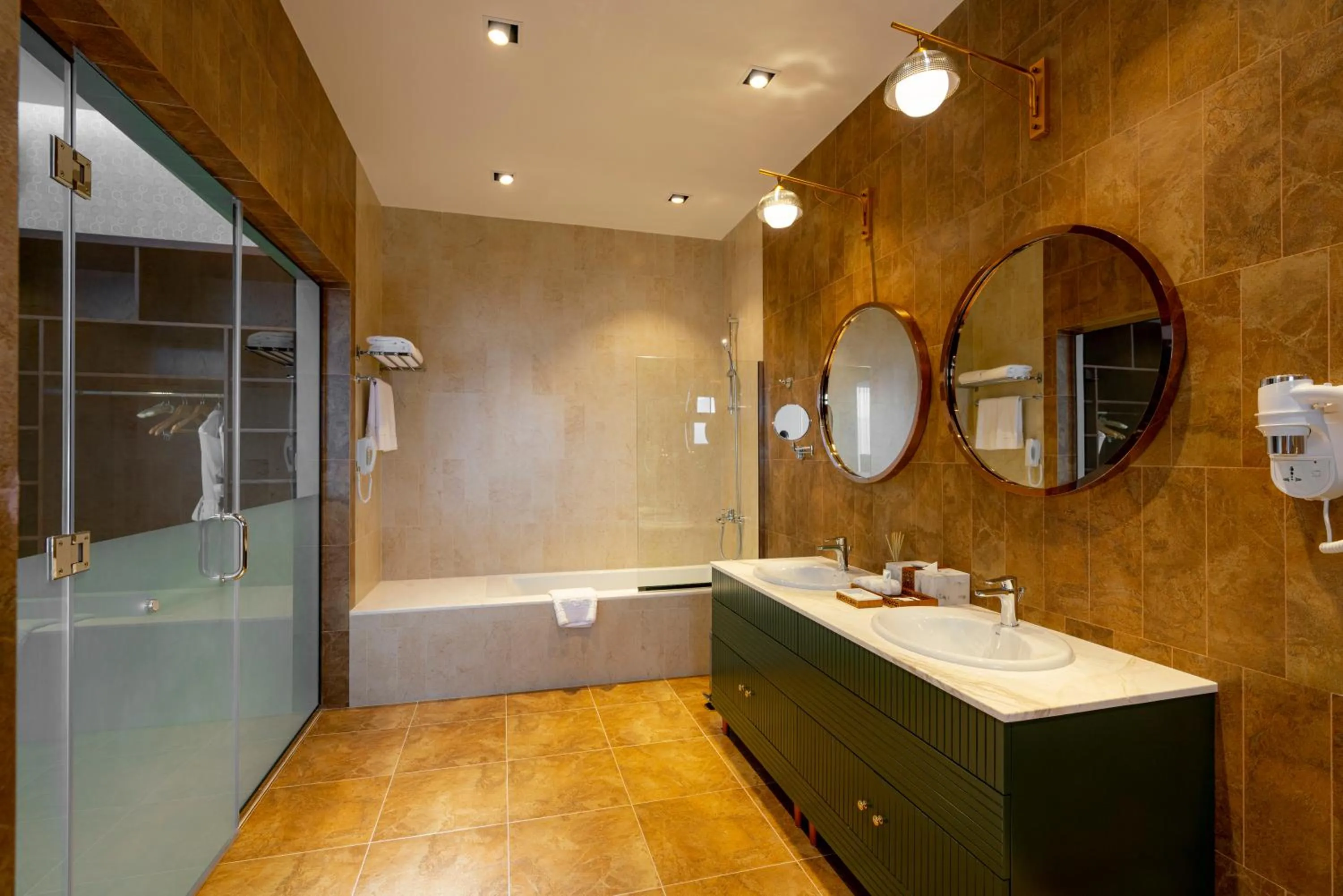 Bathroom in Damask Resort