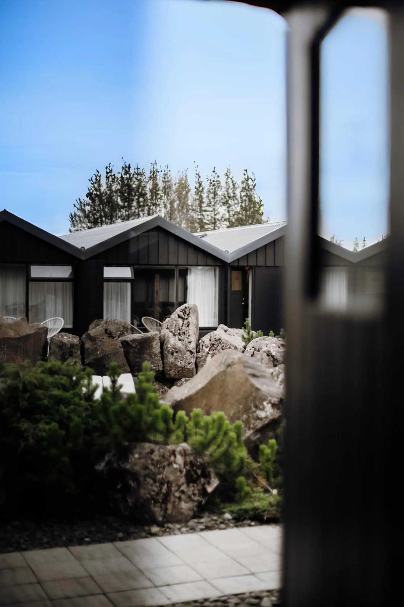 Garden in The Hill Hotel at Flúðir