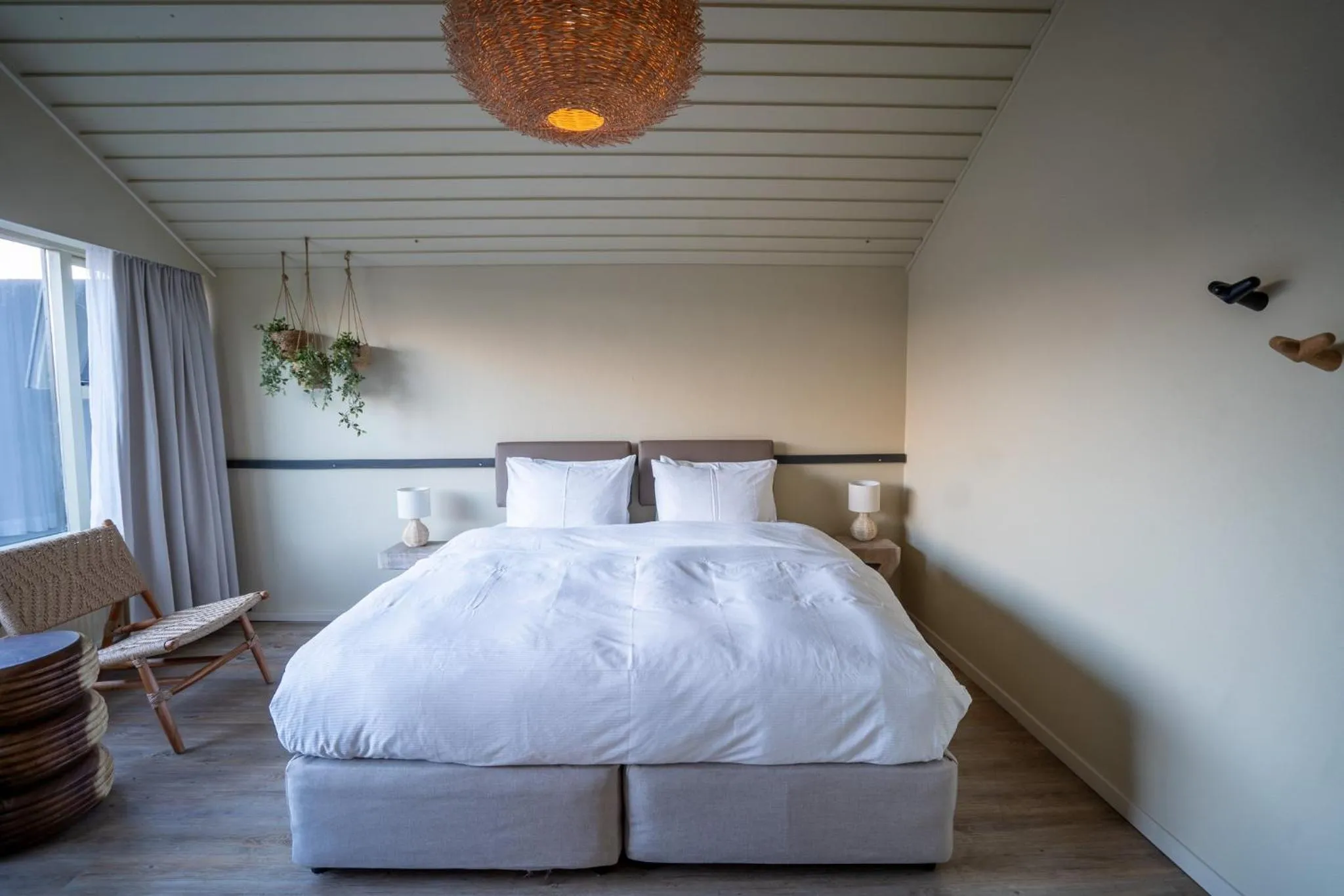 Bedroom, Bed in The Hill Hotel at Flúðir