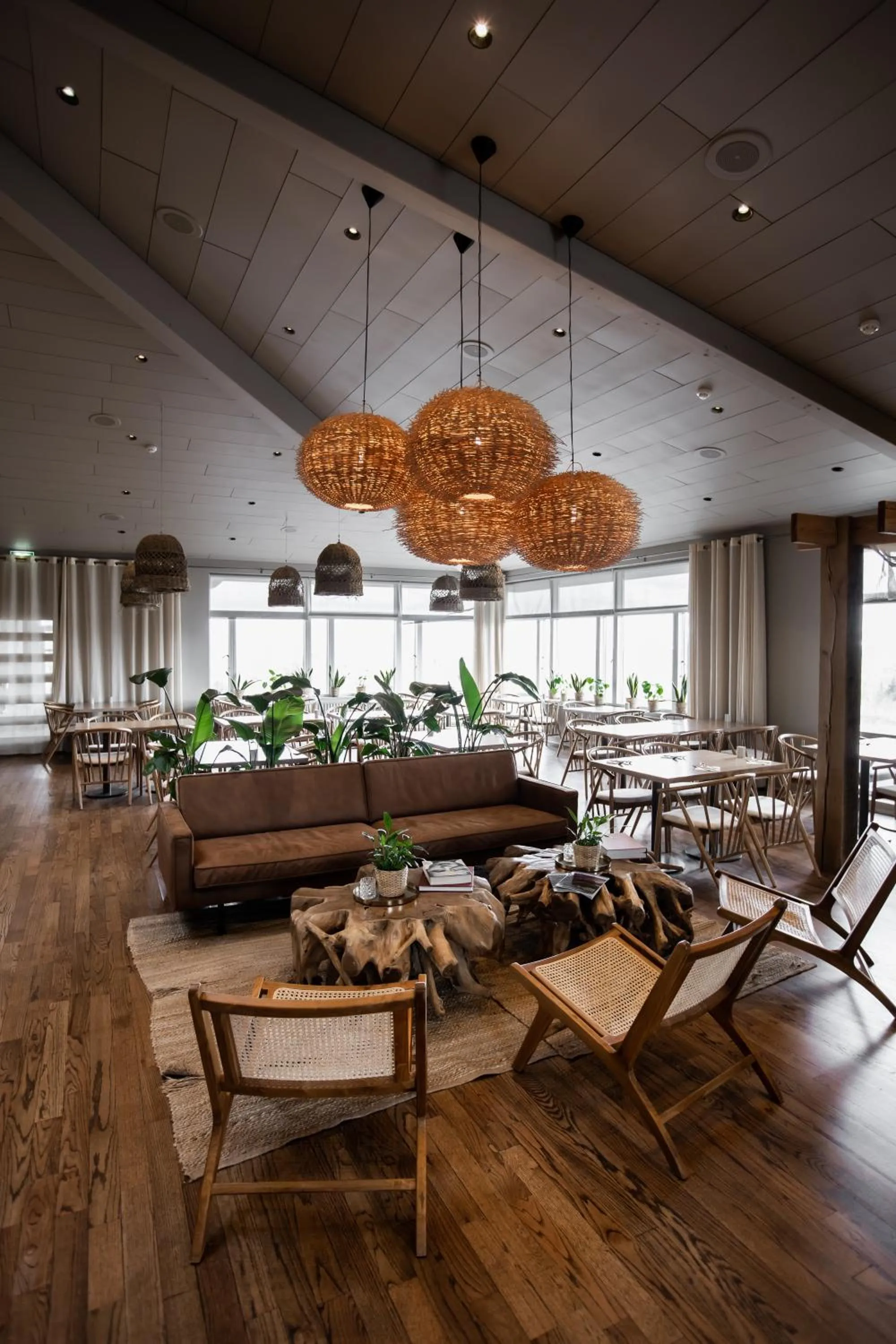 Lobby or reception in The Hill Hotel at Flúðir