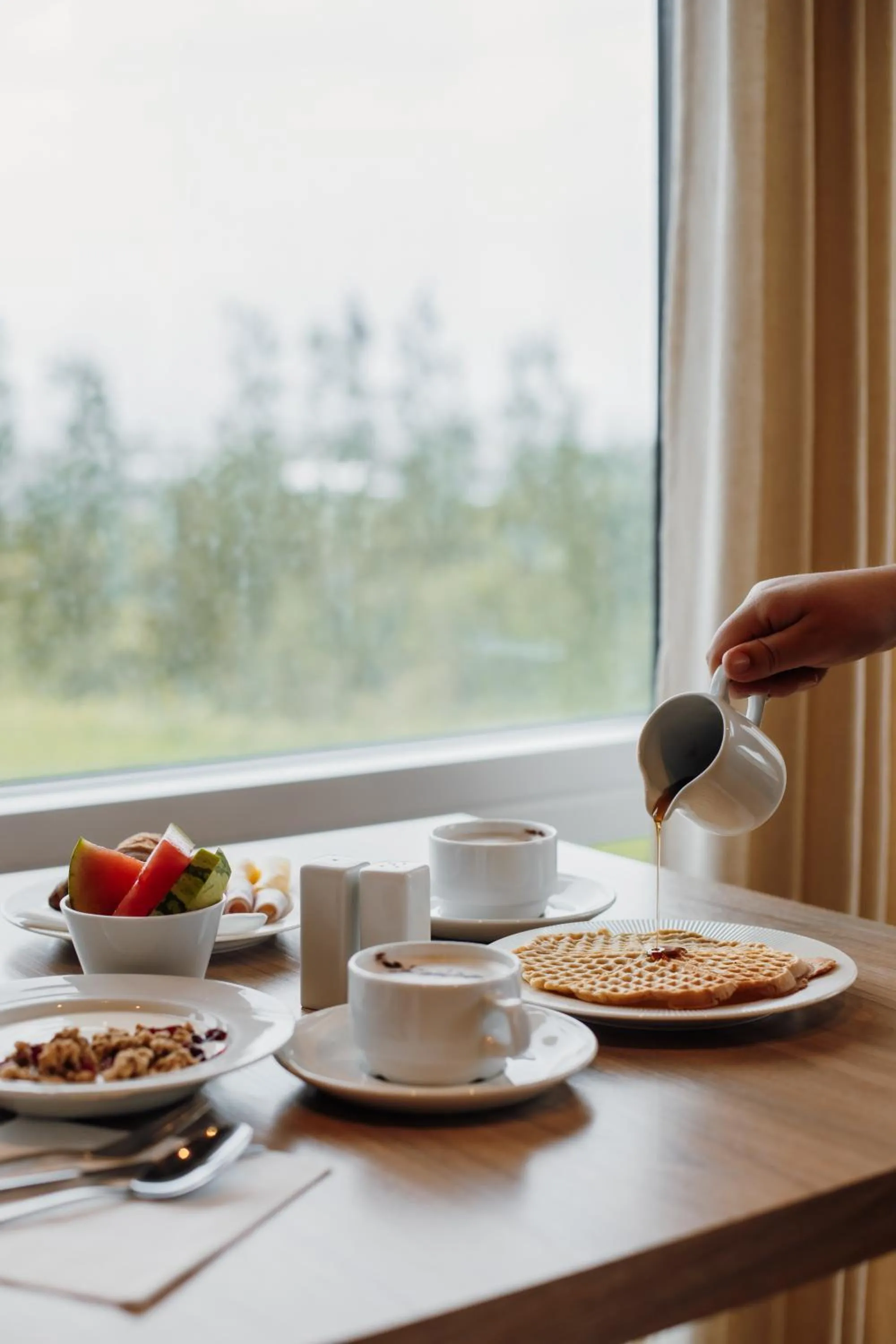 Food in The Hill Hotel at Flúðir