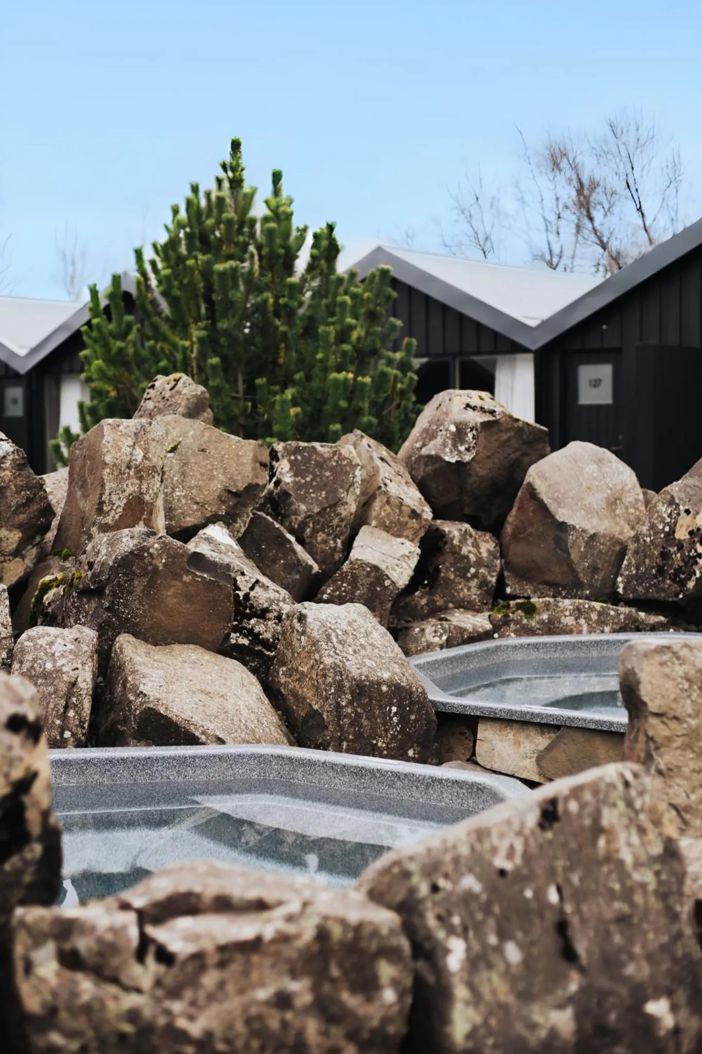 Garden in The Hill Hotel at Flúðir