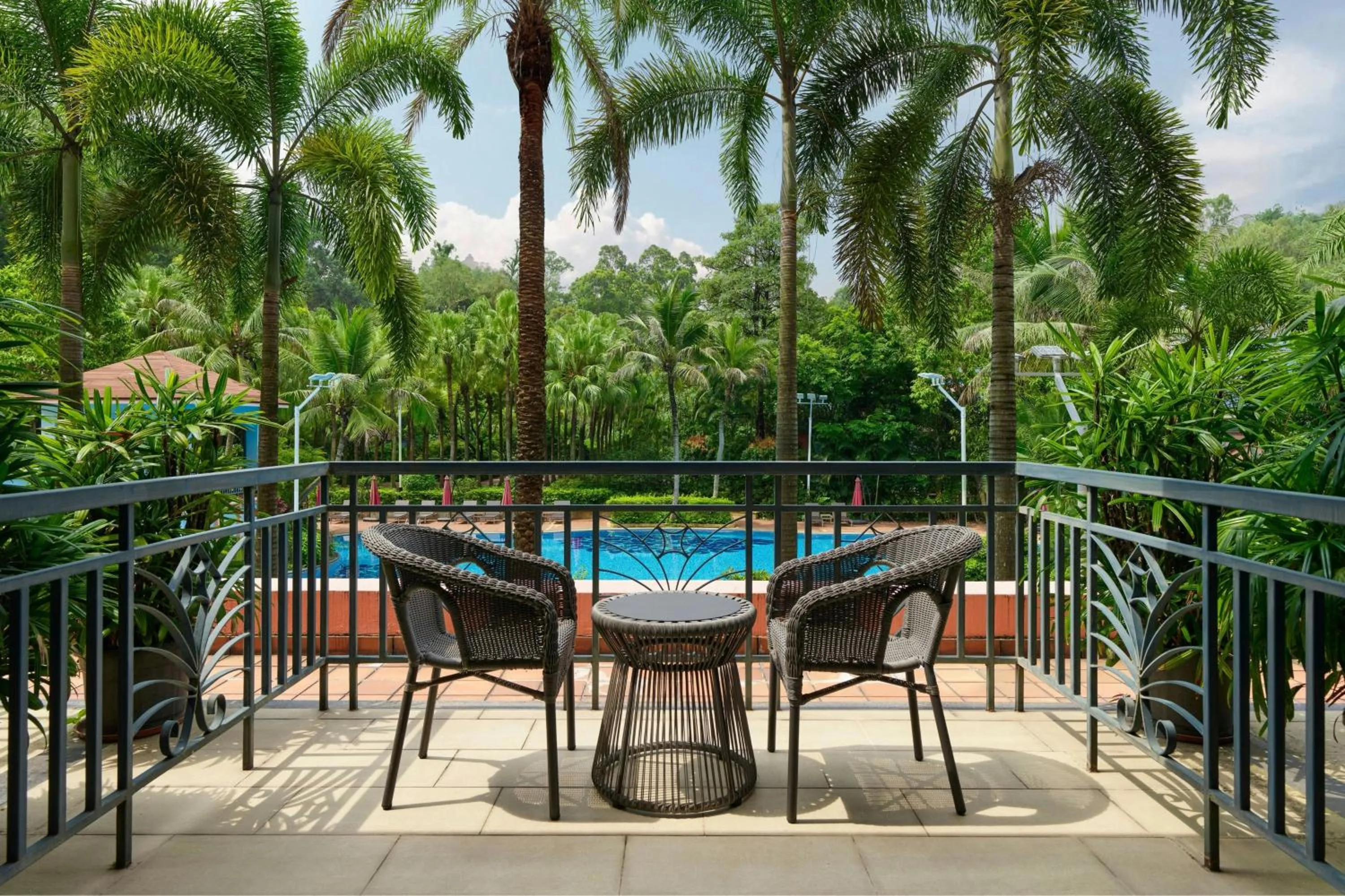 Balcony/Terrace in Dongguan Marriott Hotel