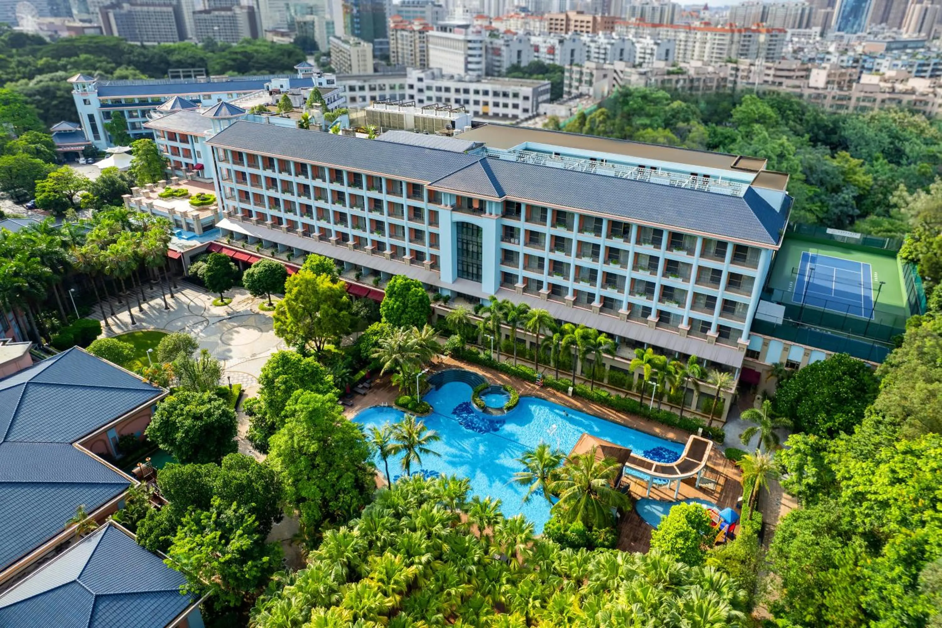Bird's eye view in Dongguan Forum Hotel and Apartment - Former Pullman hotel Dongguan Forum