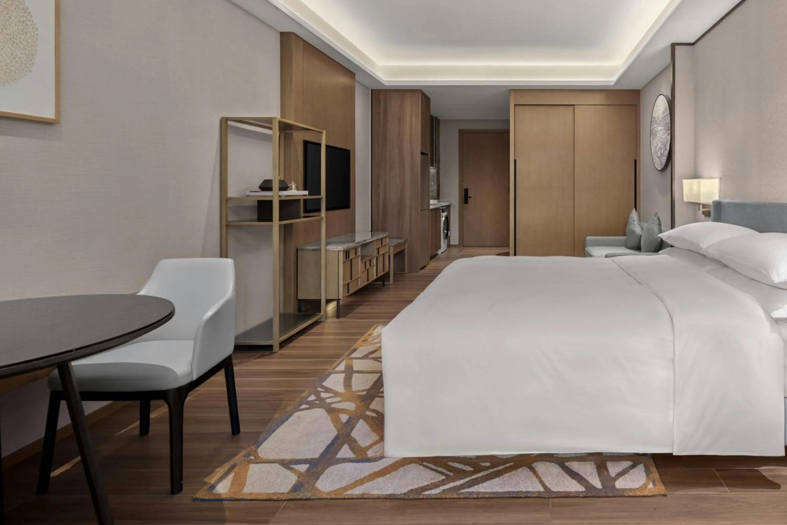 Bedroom, Bed in Dongguan Marriott Hotel