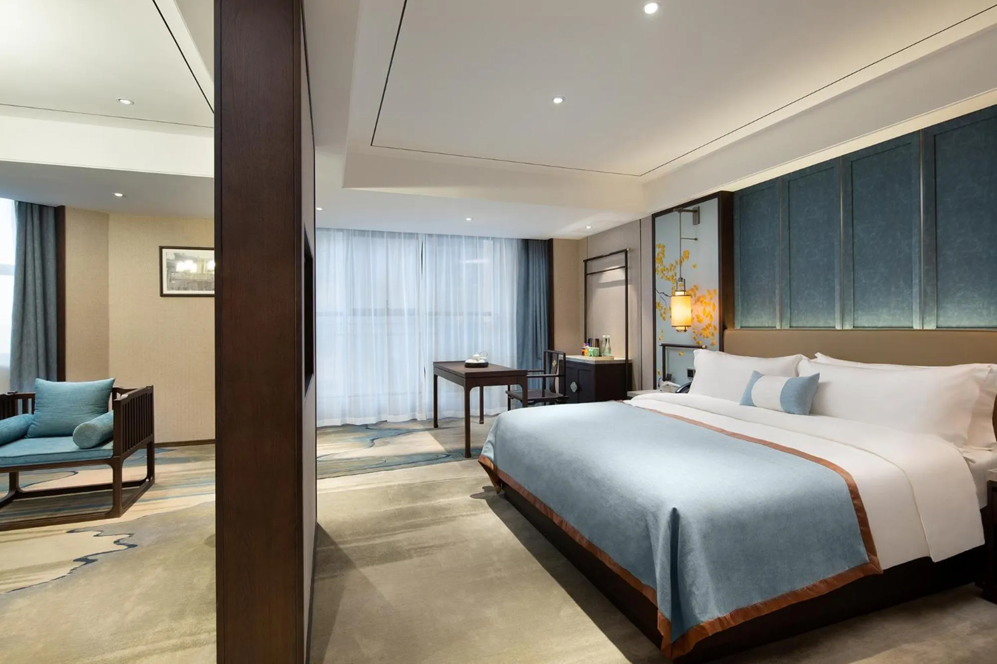 Bed in Till Bright Hotel, Leiyang Zhongxing Times Square