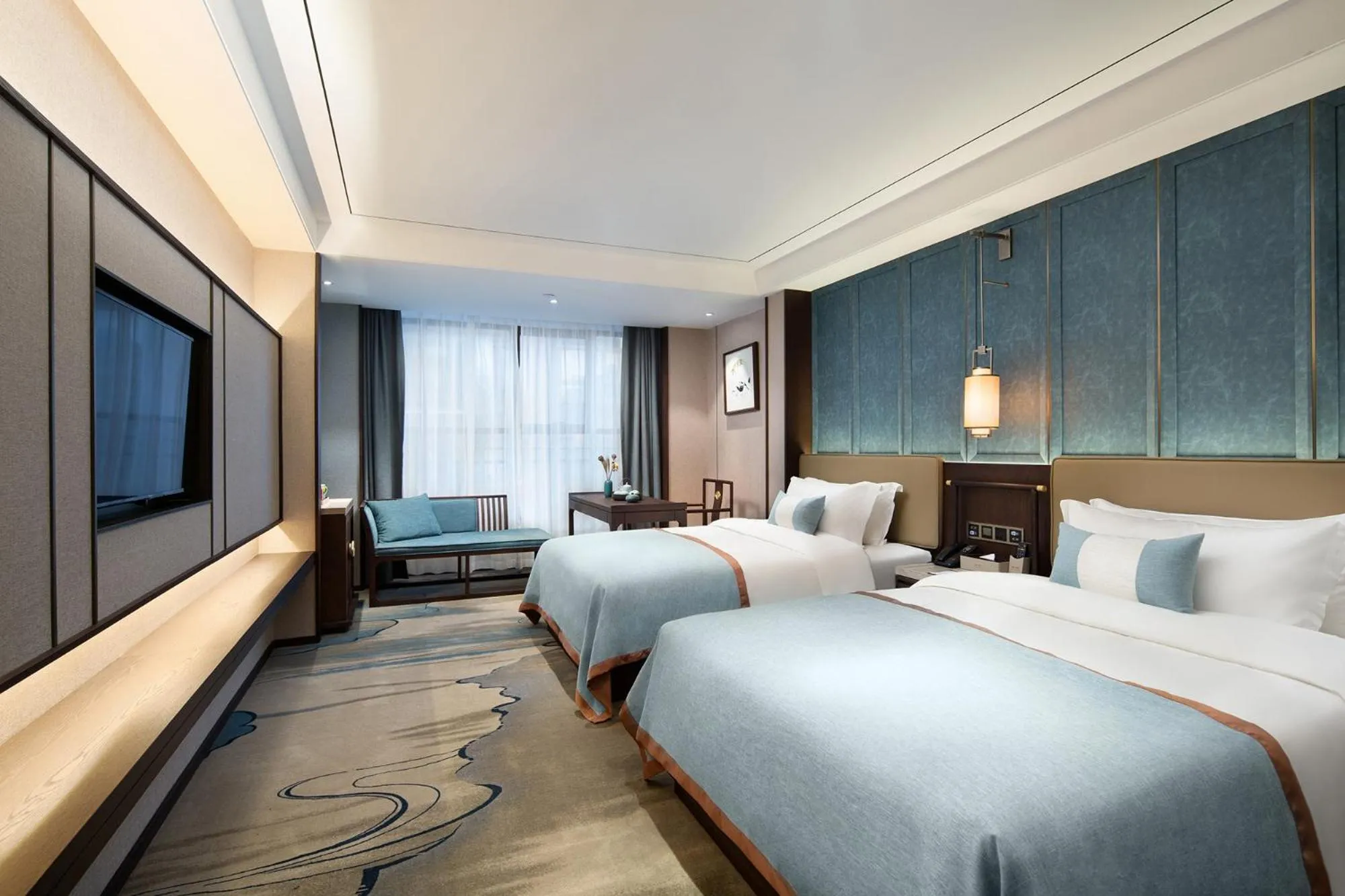 Bed in Till Bright Hotel, Leiyang Zhongxing Times Square