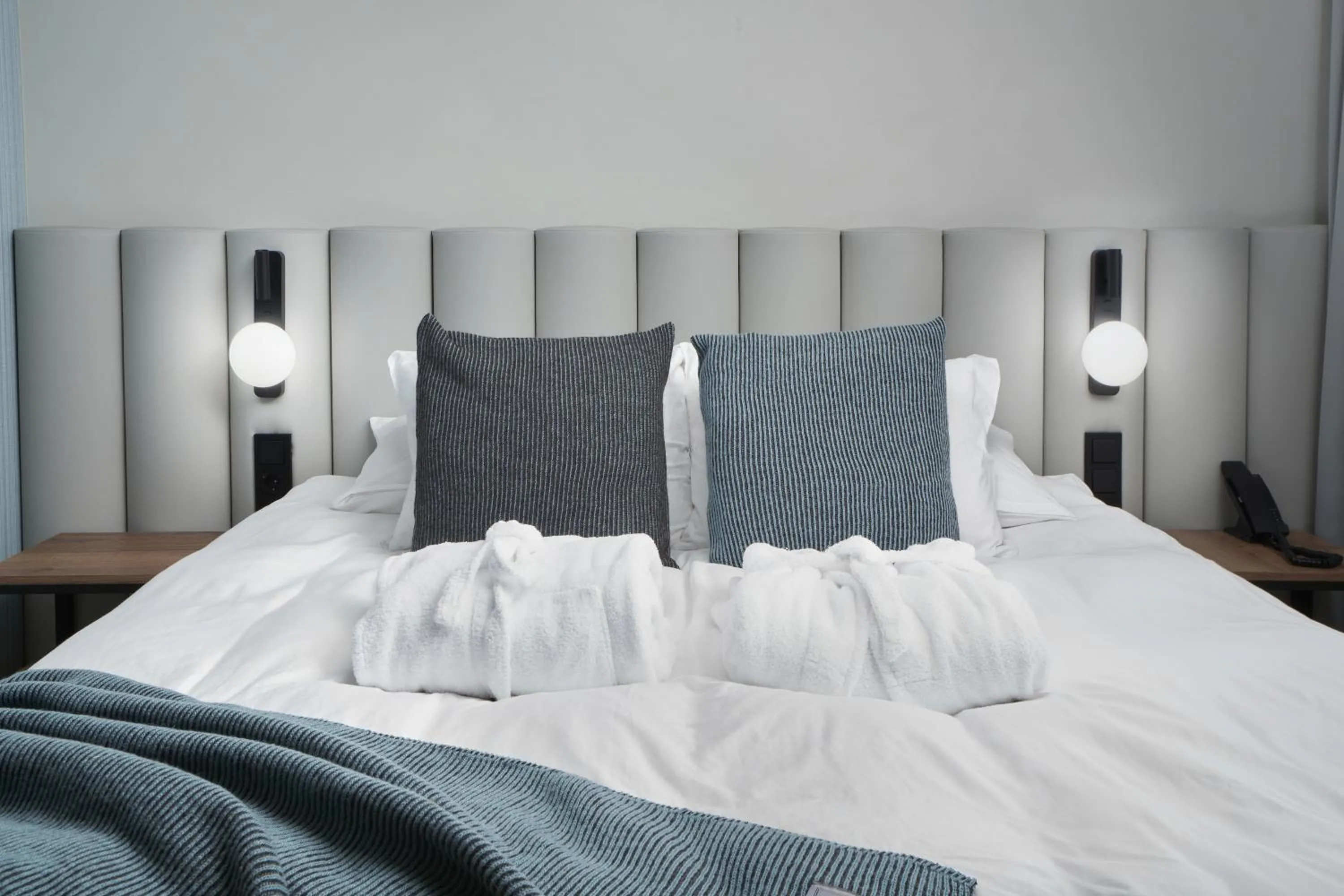 Bed in Hotel Klaustur