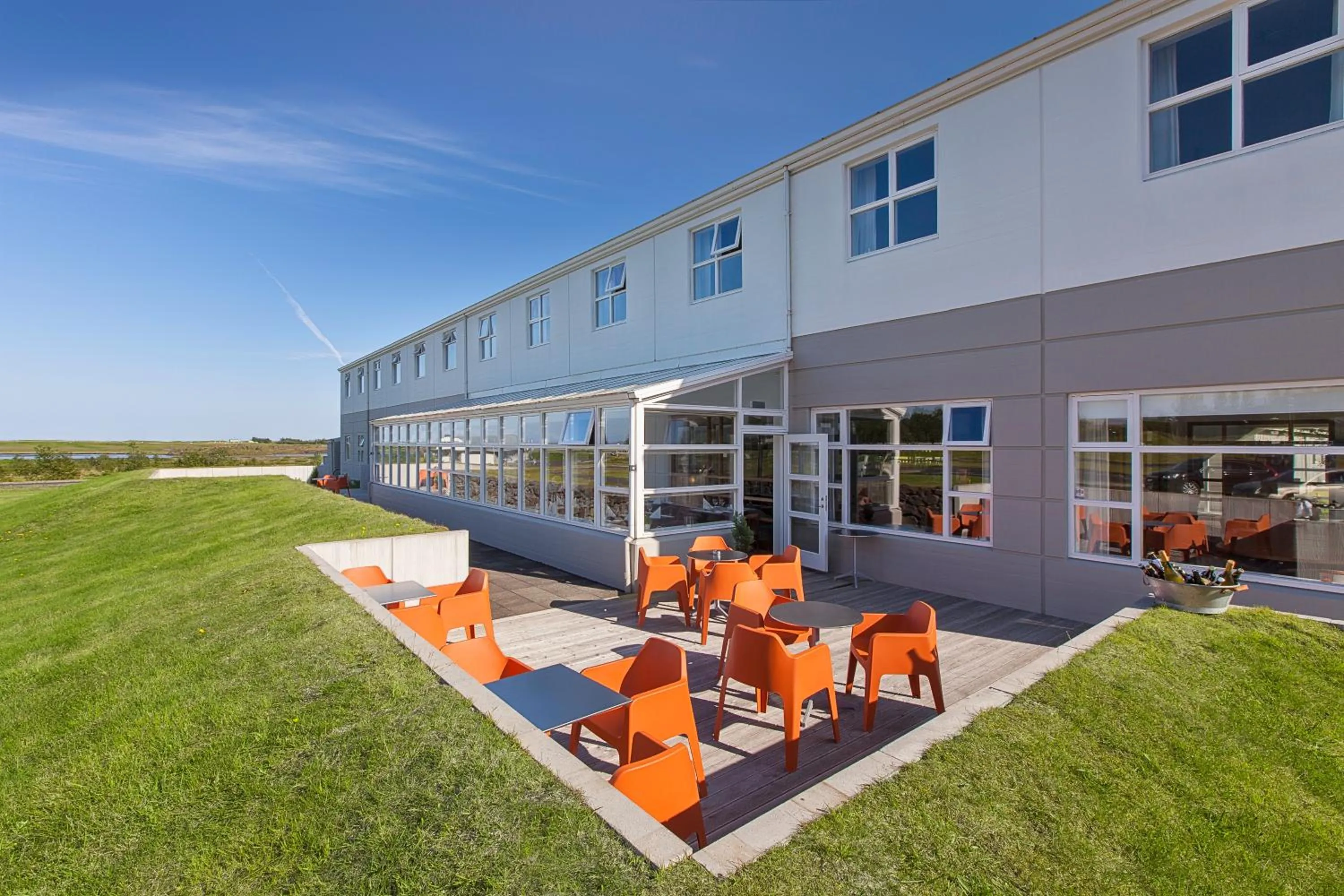Balcony/Terrace in Hotel Klaustur