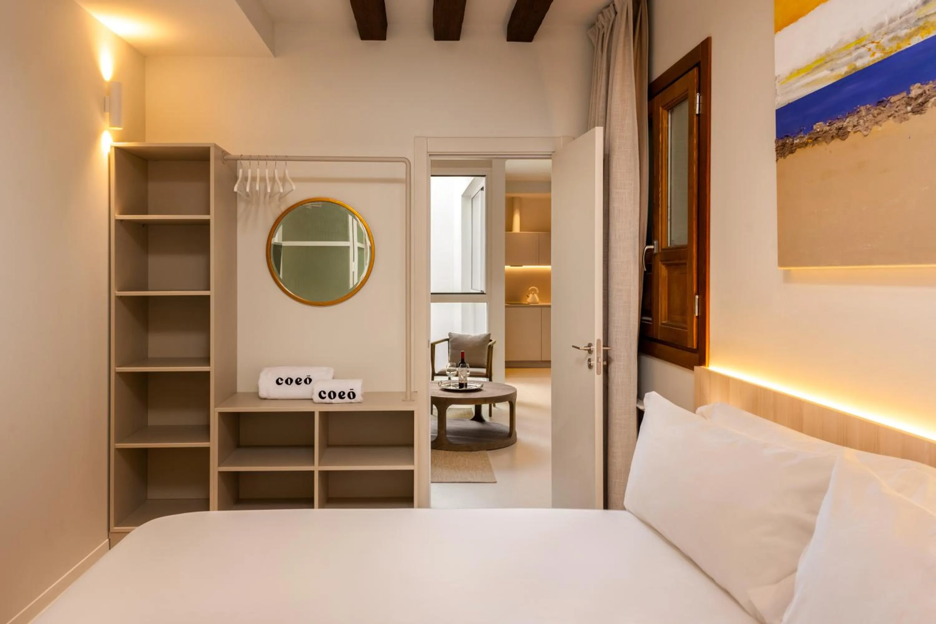 Bed in Coeo Fresca Roof Garden Signature Apartments