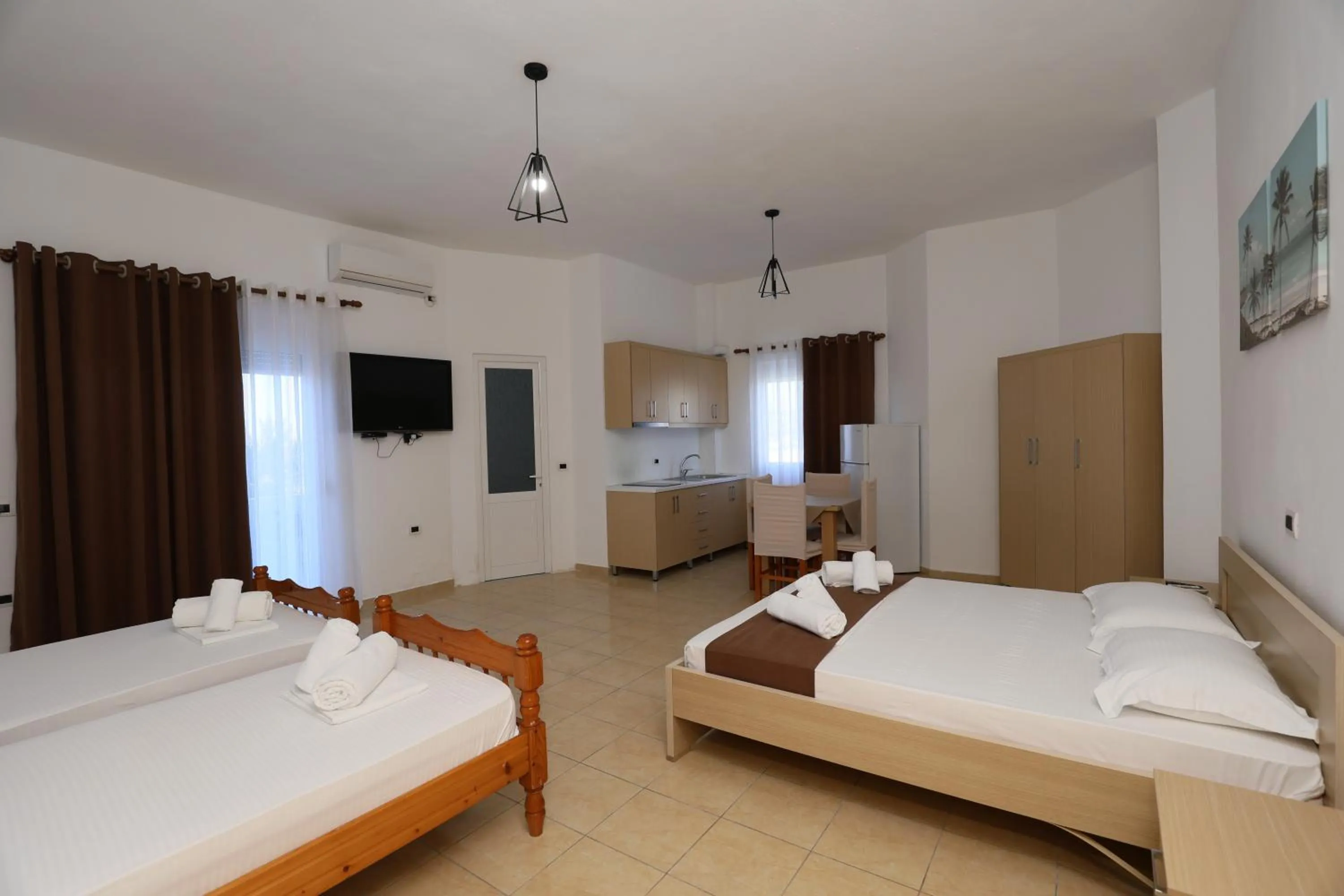 TV and multimedia, Bed in Michelle Apartments