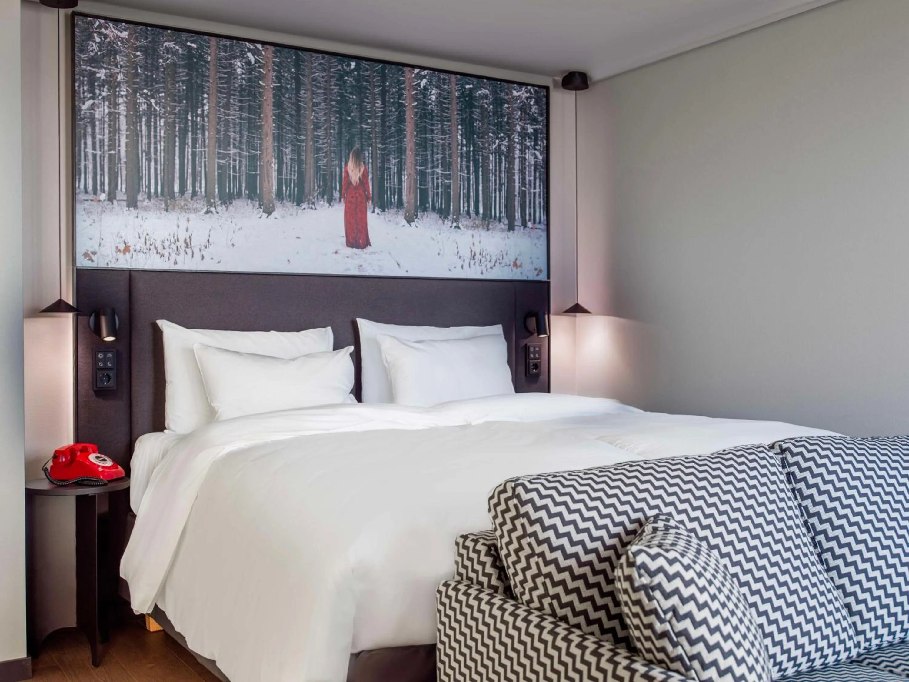 Bedroom, Bed in Radisson RED Helsinki