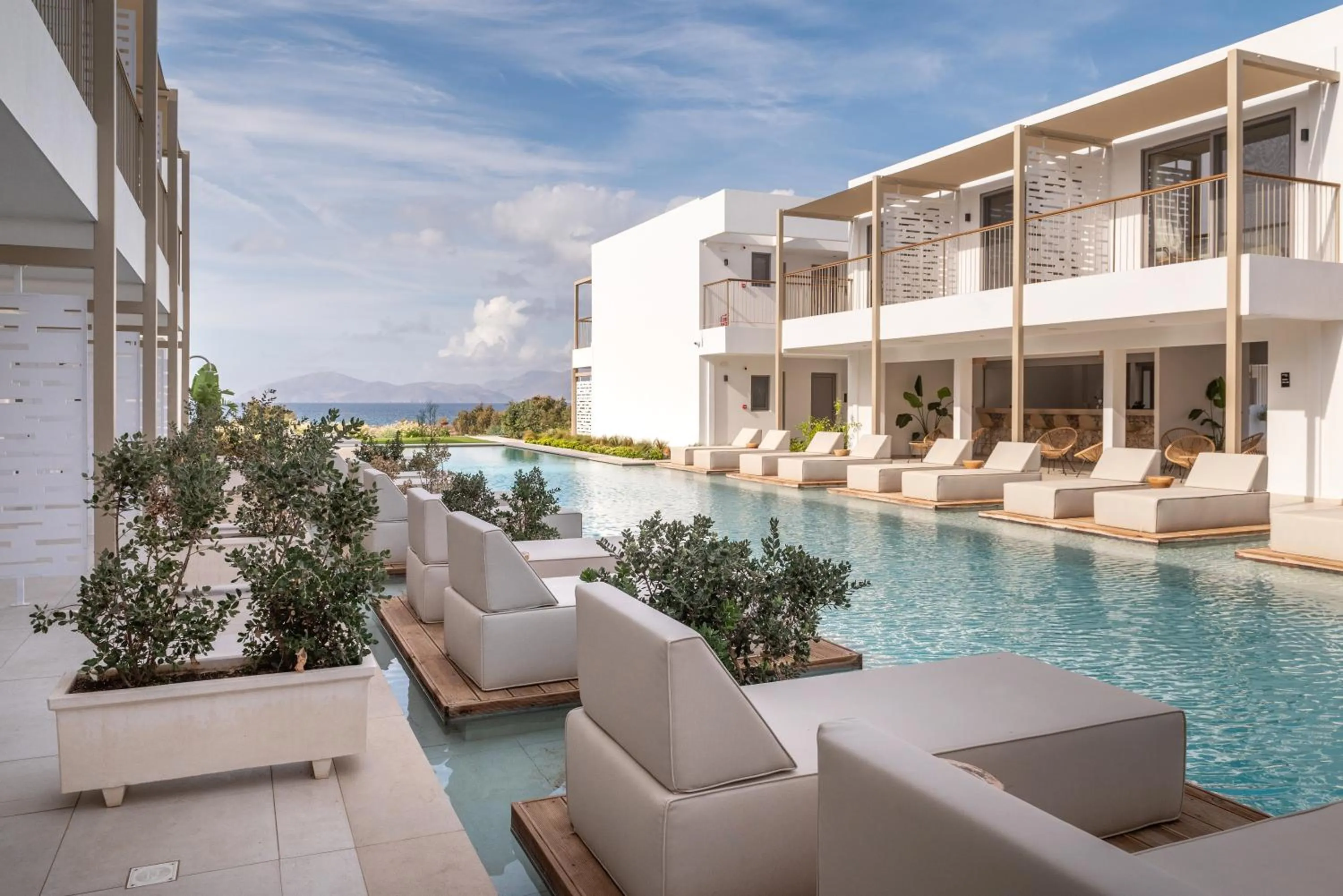 Swimming pool in Paralos Kyma Dunes Adults Only