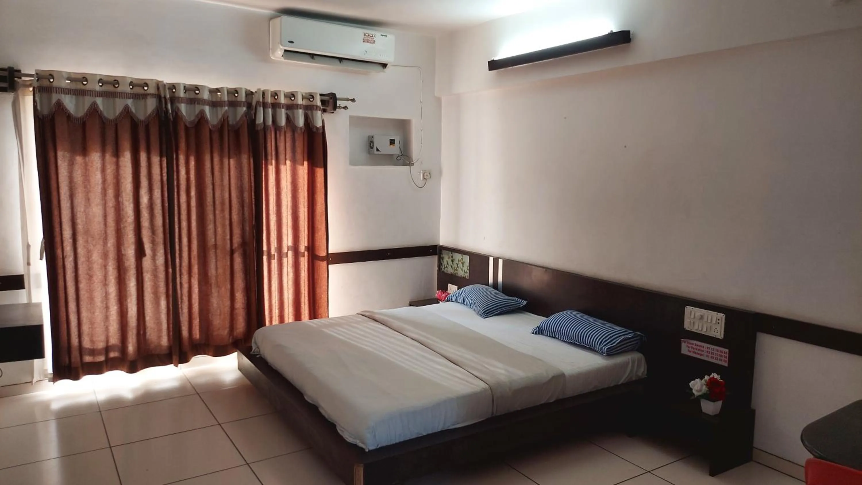 View (from property/room), Bed in CBC Residency, Karjat