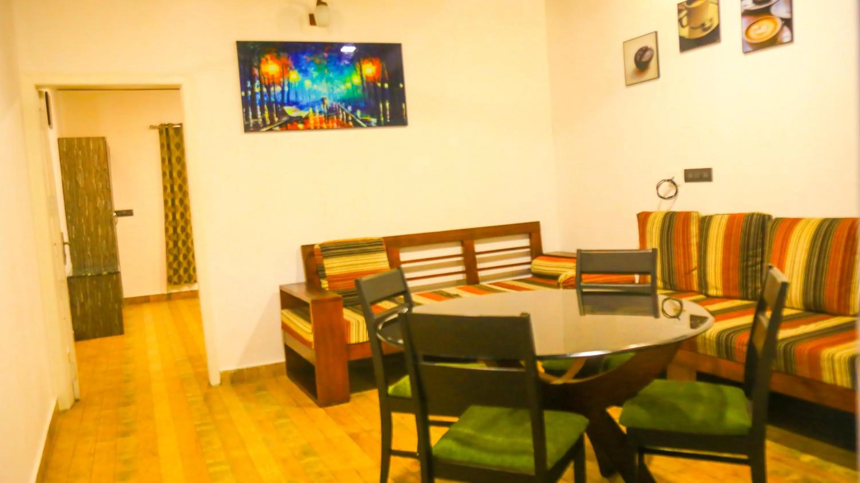 Seating area in Spring Muunnar, Munnar