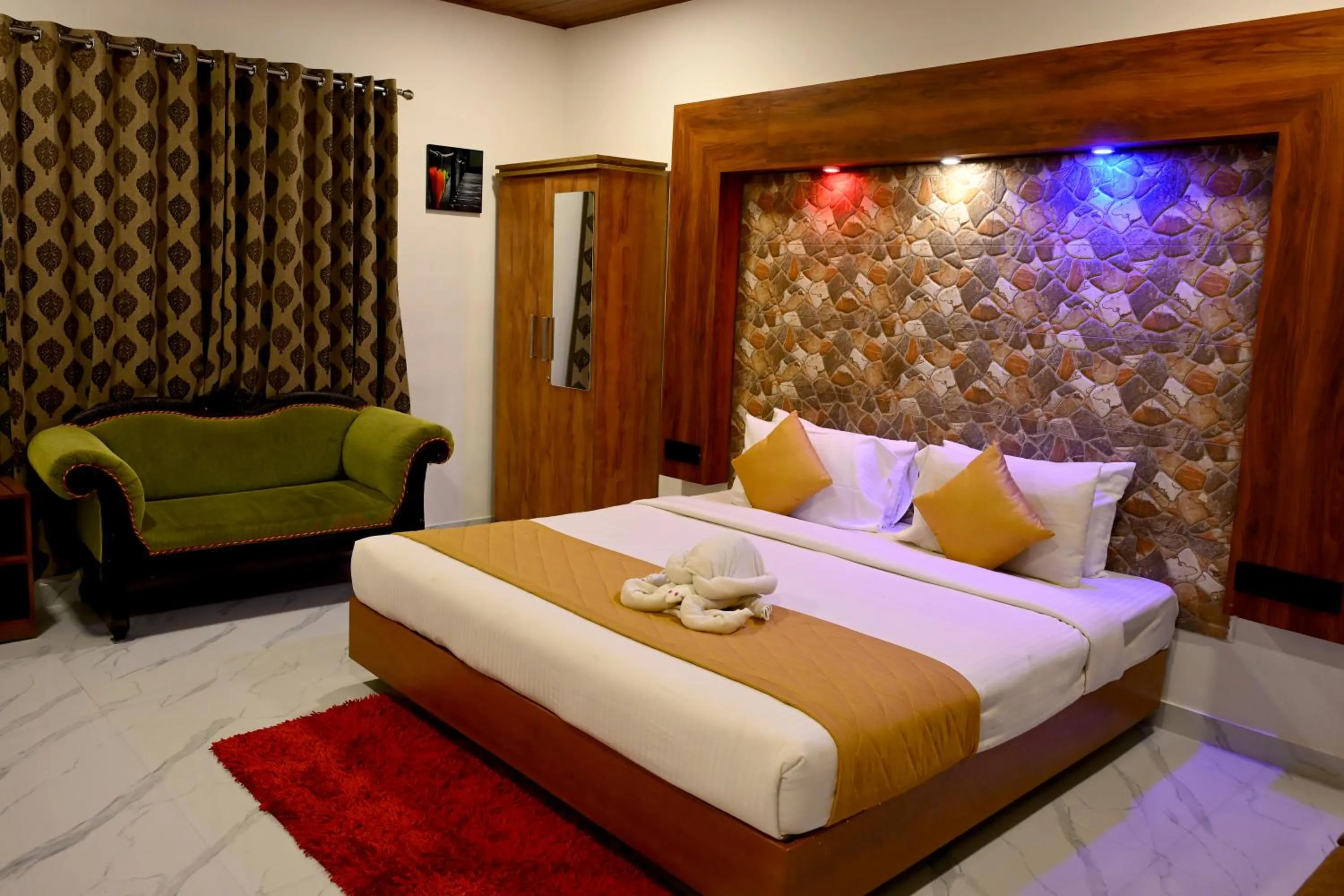 Bedroom in Spring Muunnar, Munnar