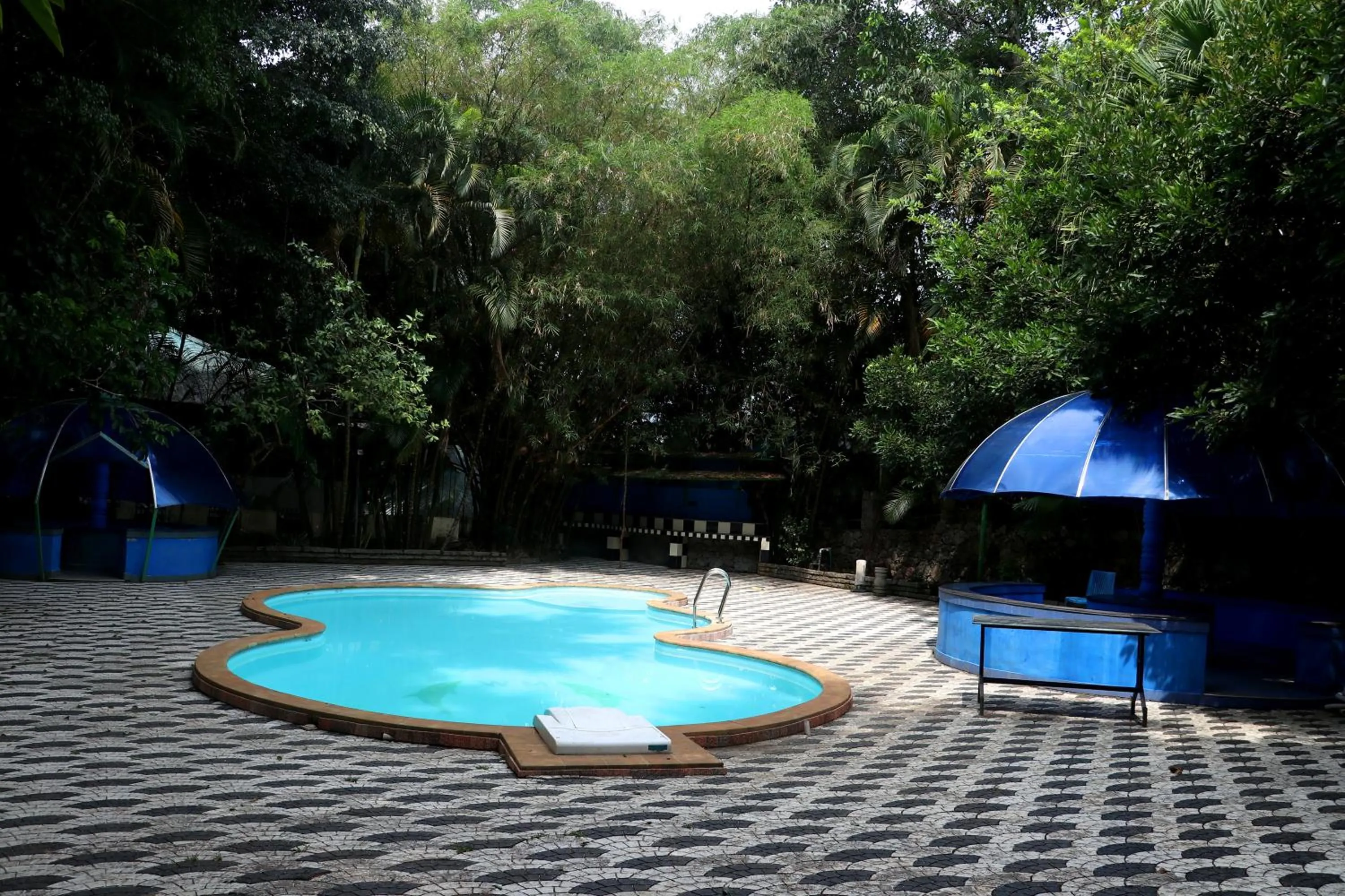 Swimming pool in Spring Muunnar, Munnar
