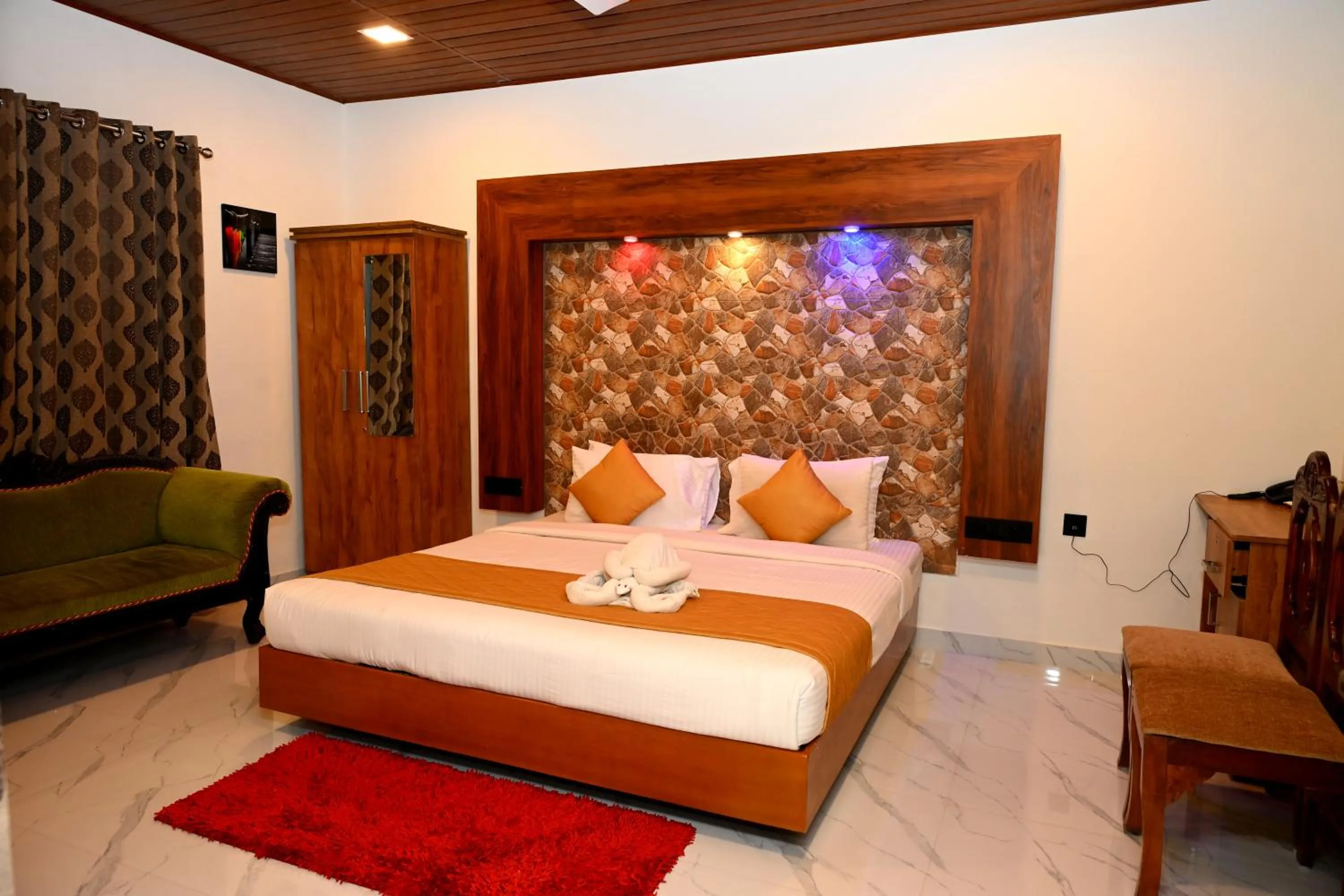 Bedroom in Spring Muunnar, Munnar