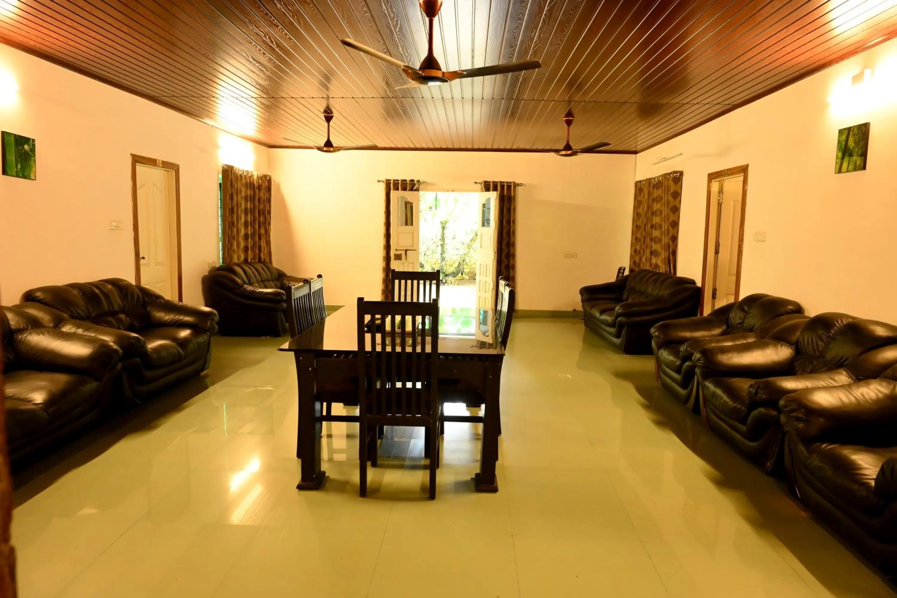 Seating area in Spring Muunnar, Munnar