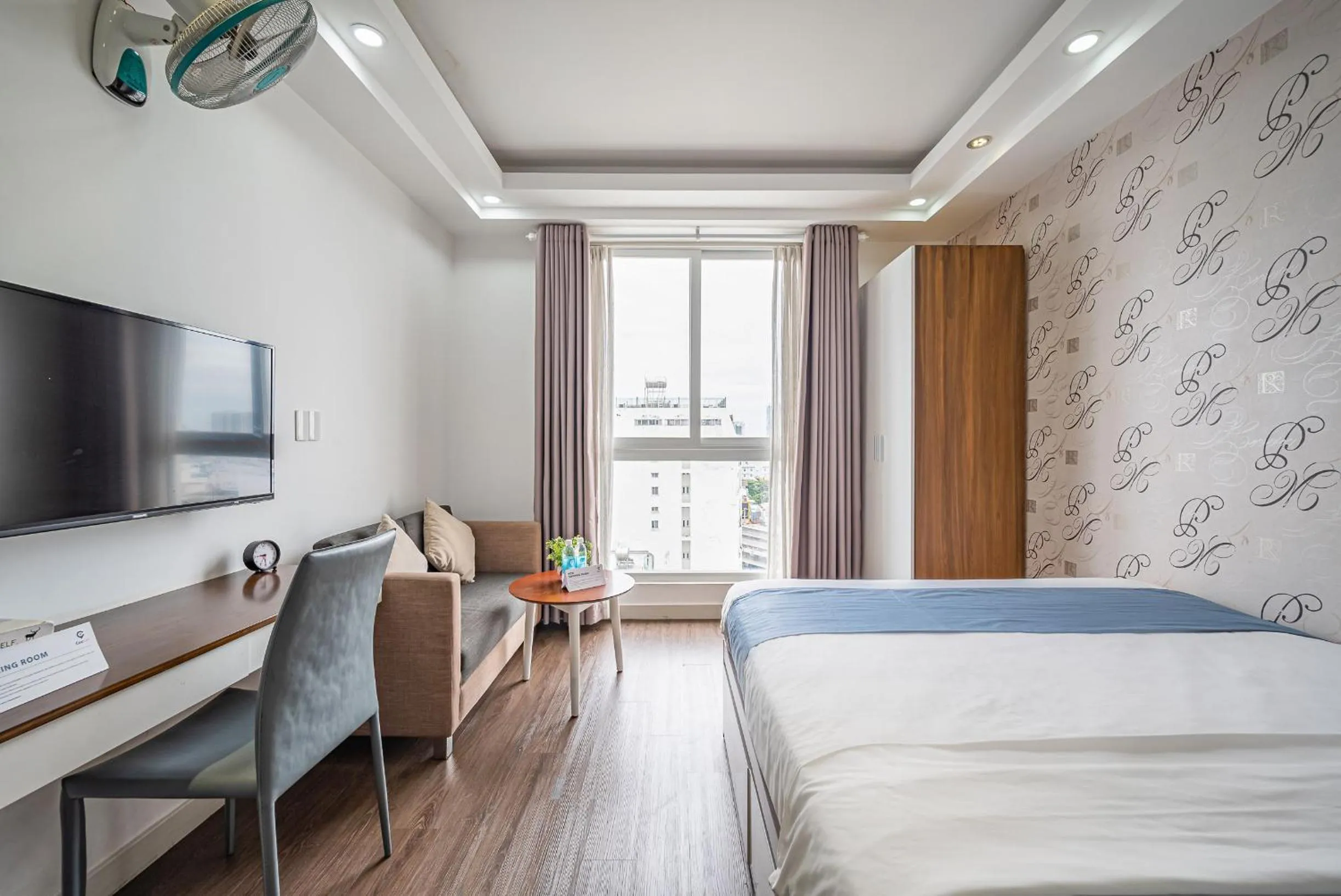 TV and multimedia, Bed in Cozrum Homes - Sonata Residence