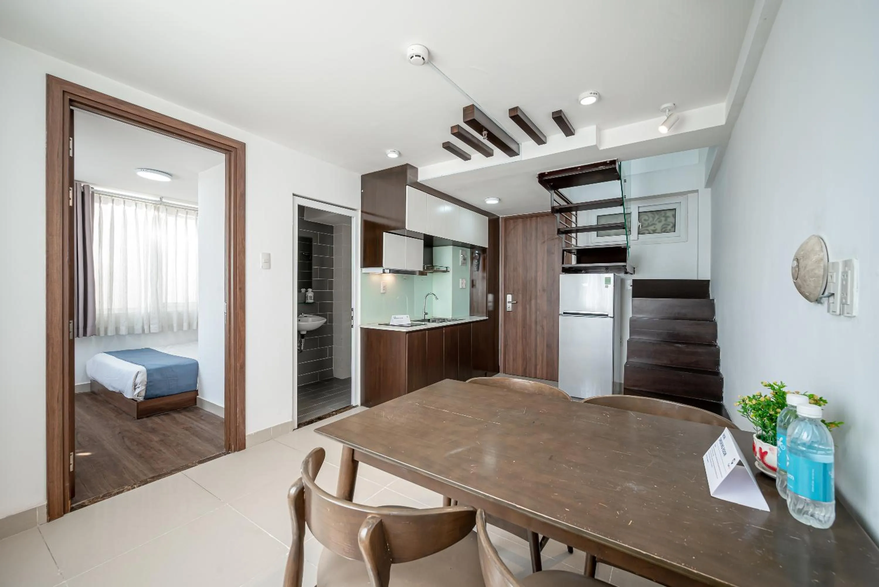 Kitchen or kitchenette, Bed in Cozrum Homes - Sonata Residence