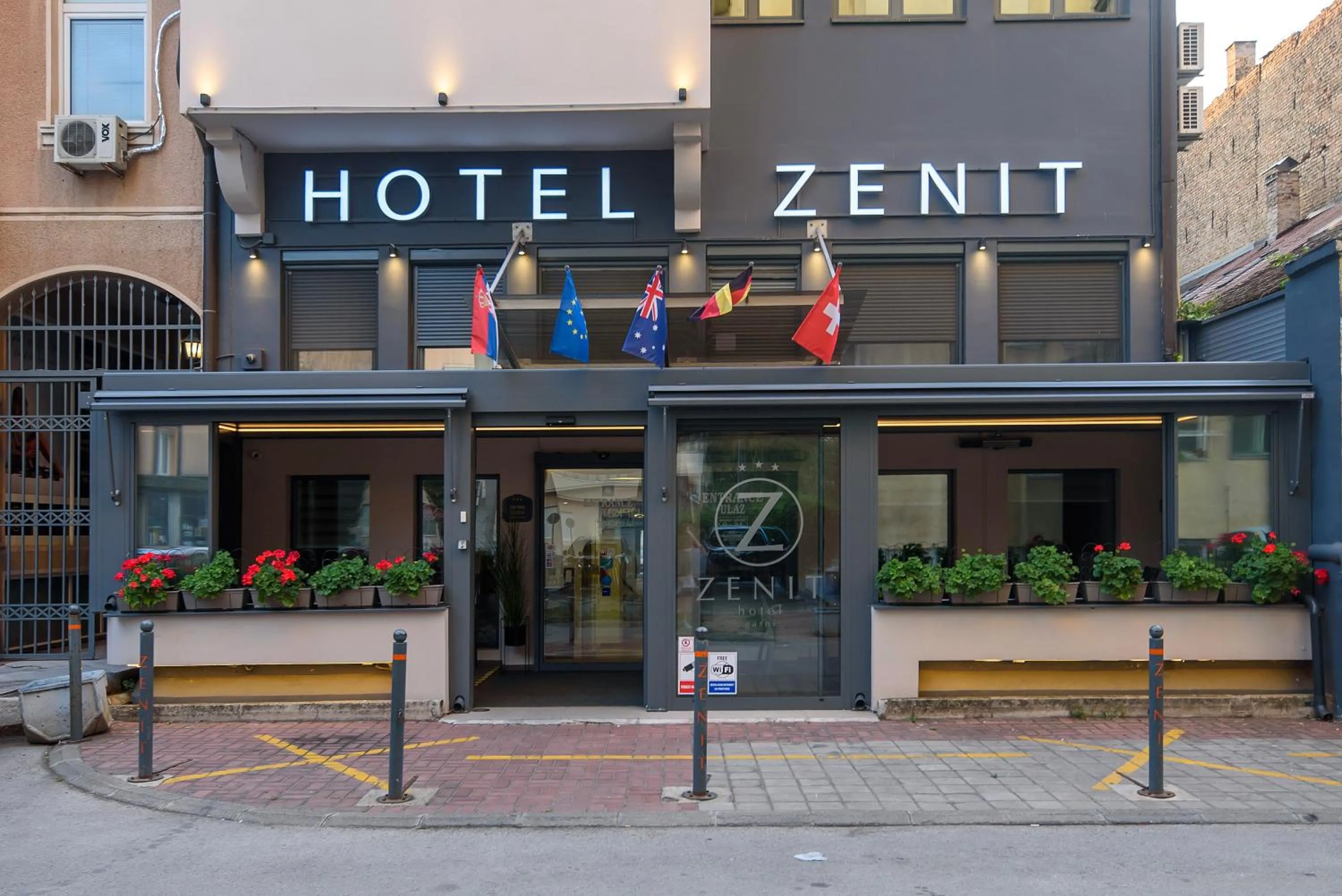 Property building in Garni Hotel Zenit