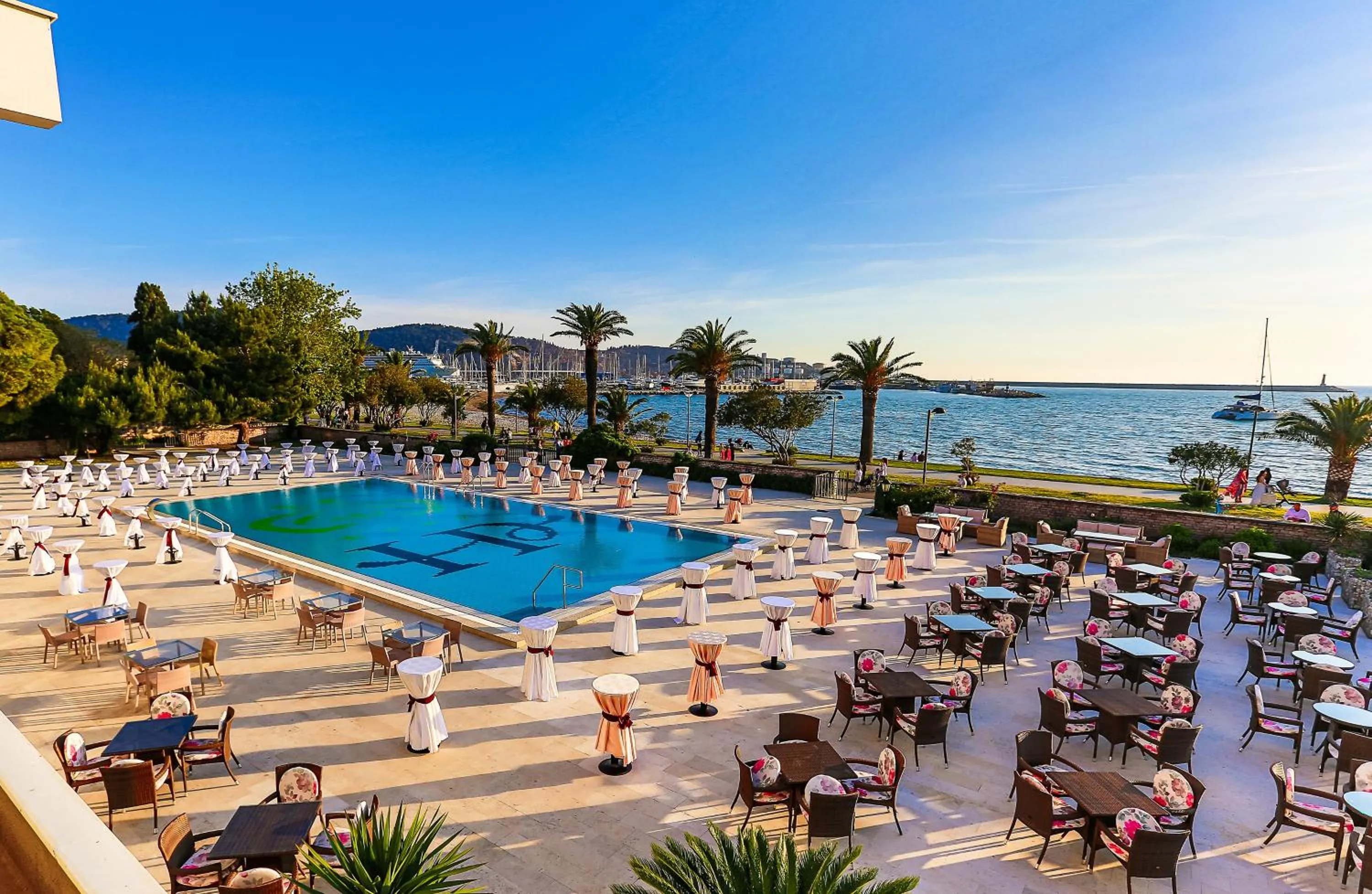 Patio in Hotel Princess