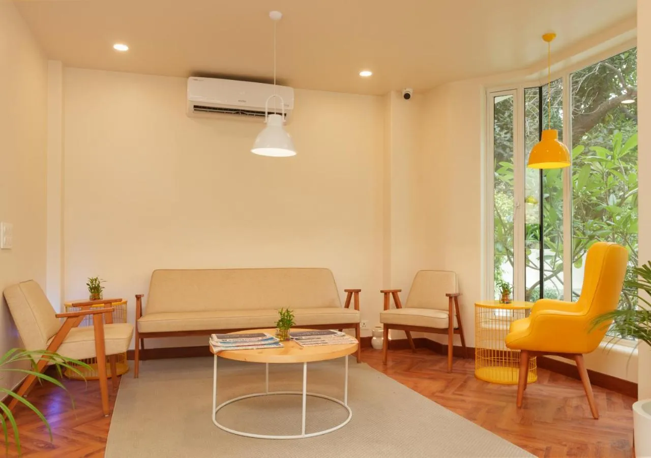 Living room in Bloom Boutique l Connaught Place Area