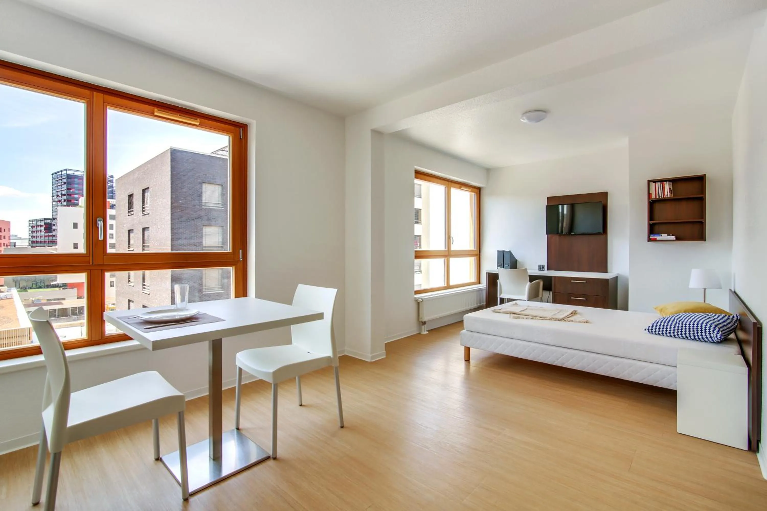 Bed in Apparteo Strasbourg