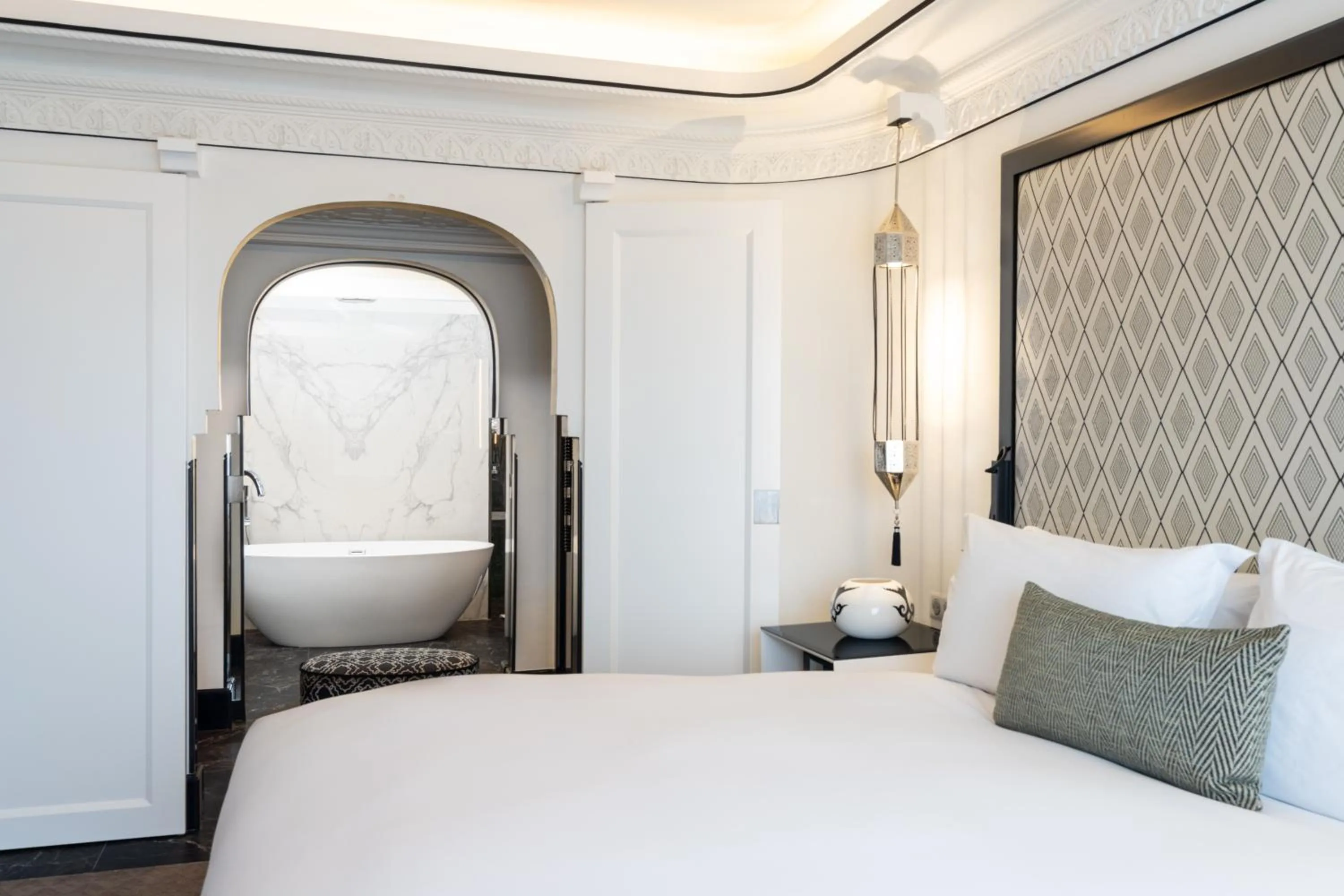 Bed in Sofitel Marrakech Palais Impérial & Spa