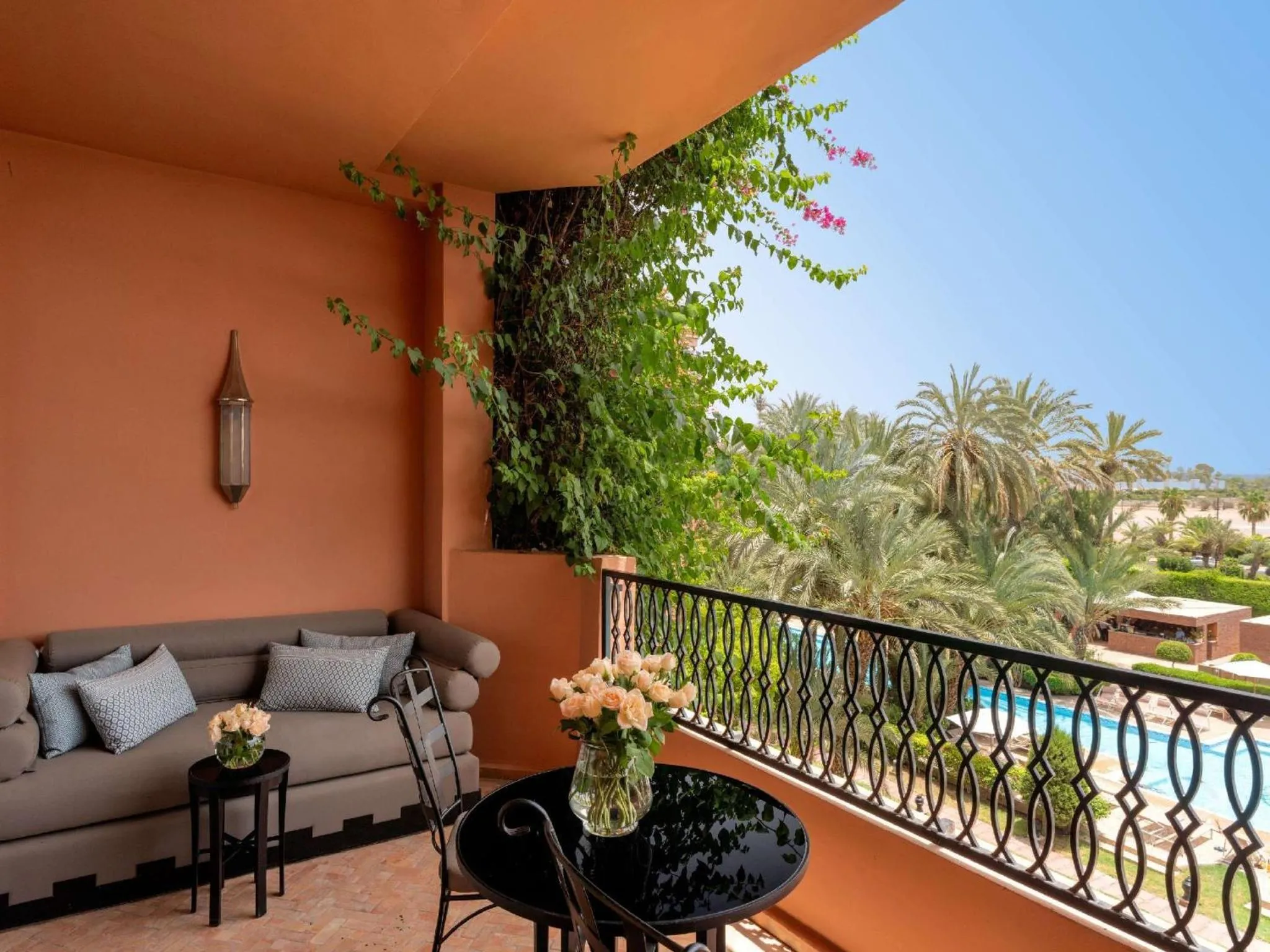 Patio in Sofitel Marrakech Palais Impérial & Spa