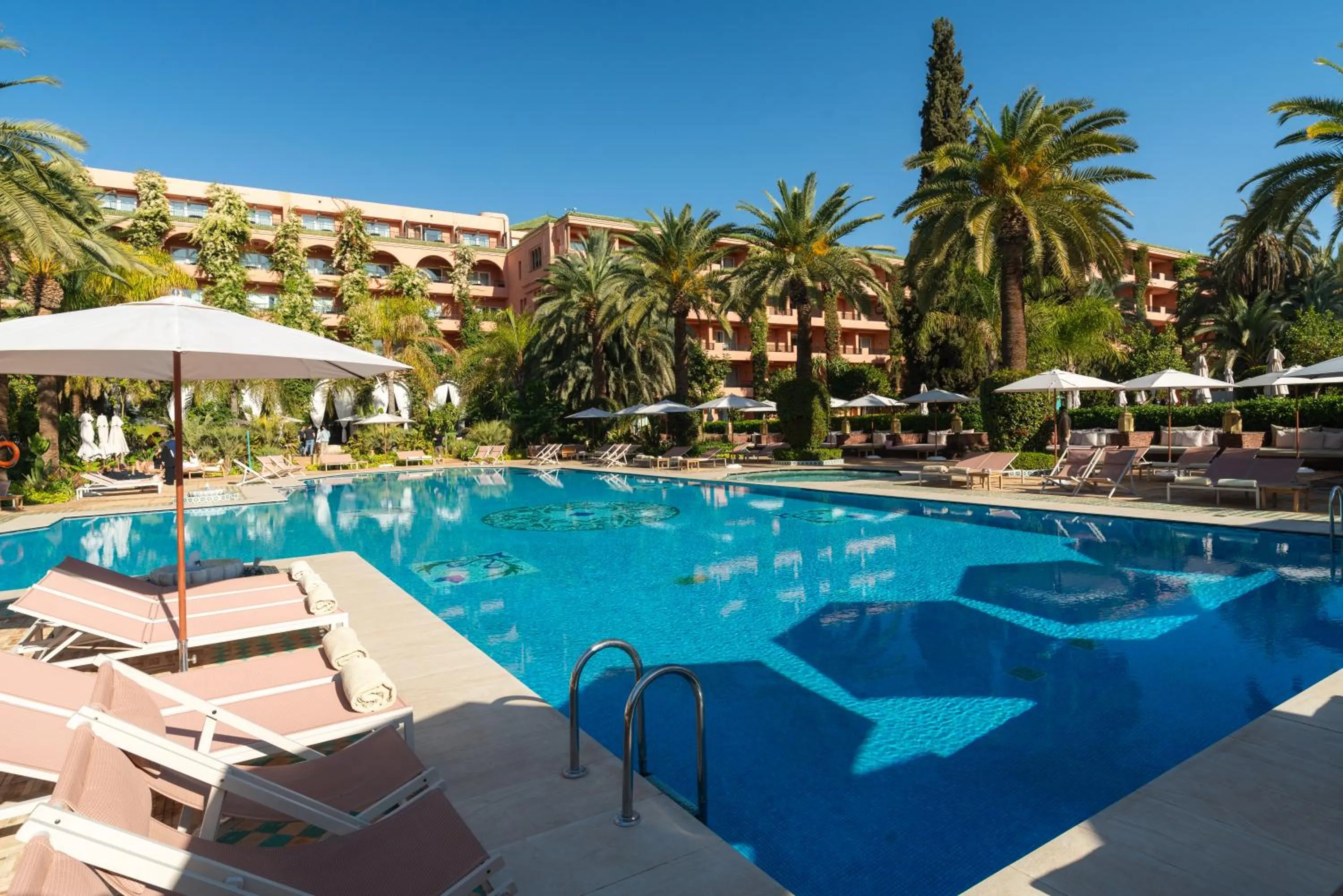 Swimming pool in Sofitel Marrakech Palais Impérial & Spa