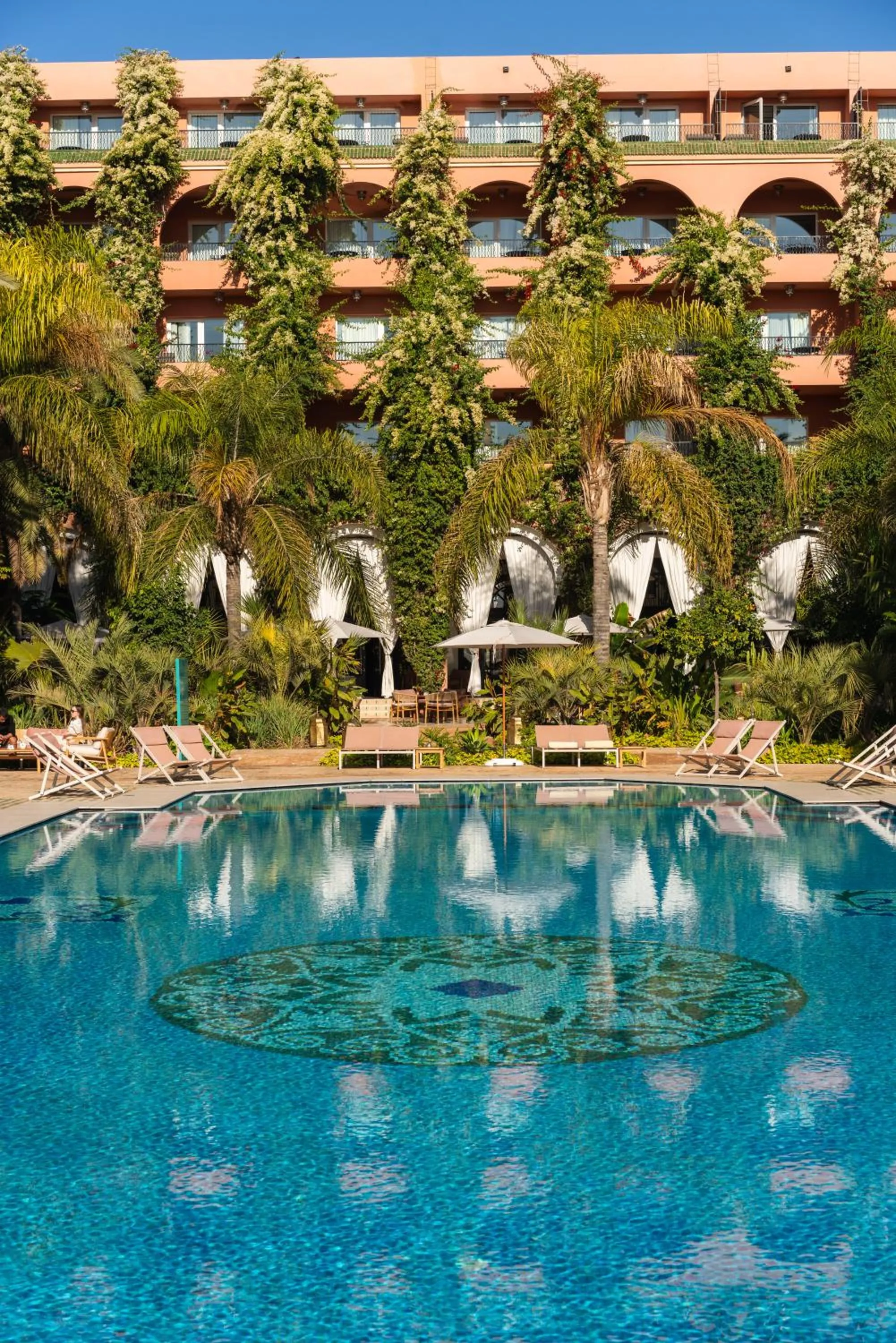 Swimming pool in Sofitel Marrakech Palais Impérial & Spa