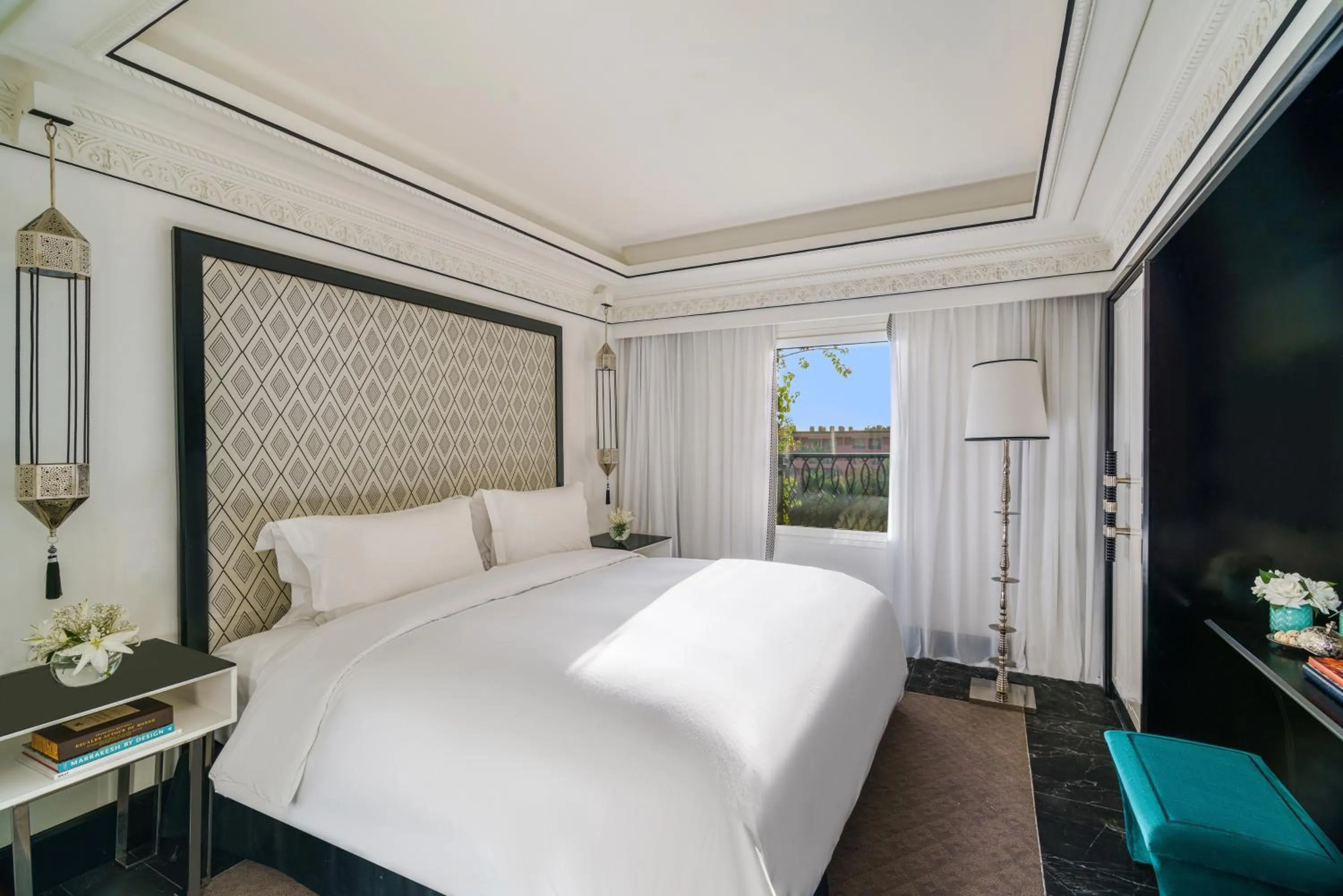 Bed in Sofitel Marrakech Palais Impérial & Spa