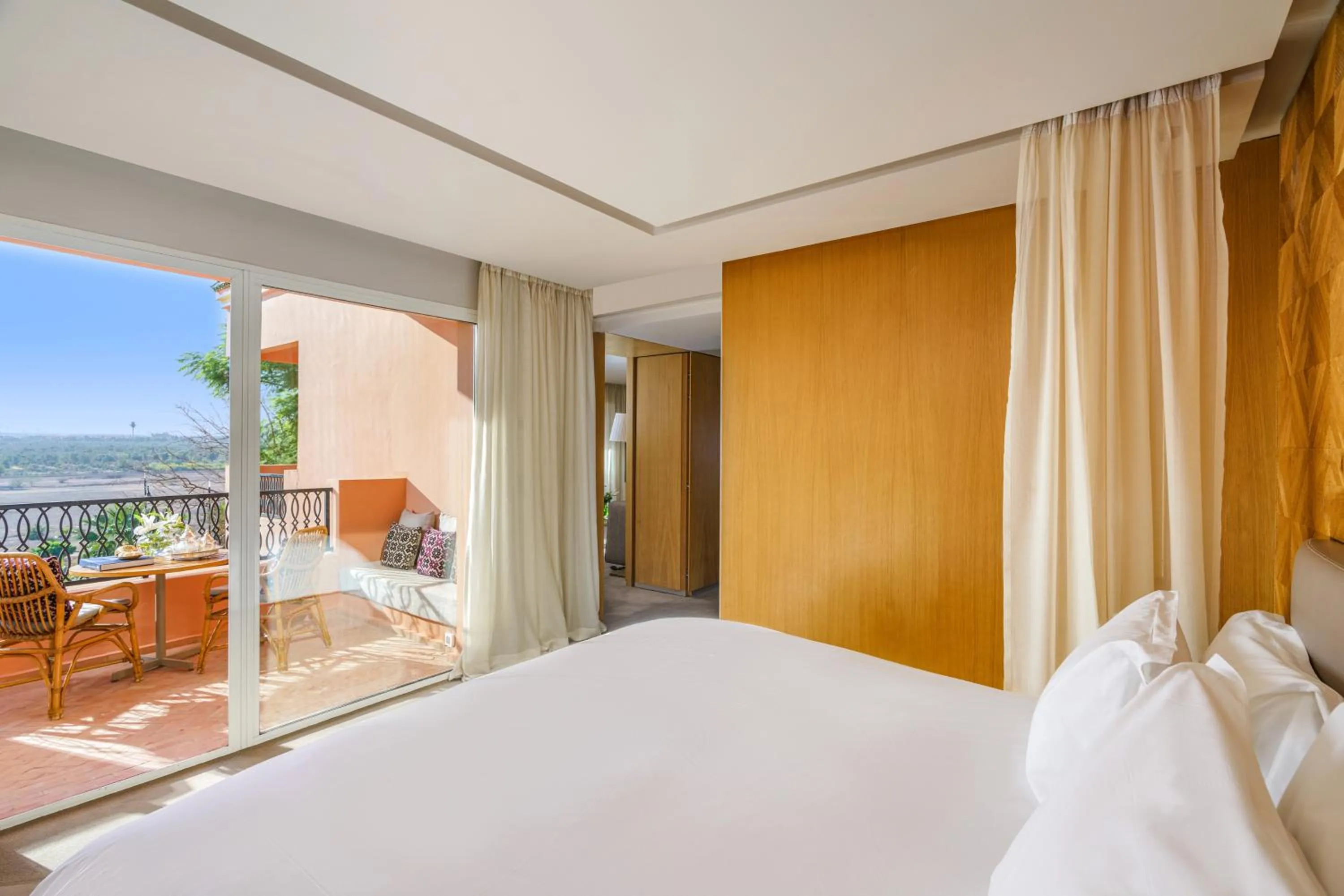 Bed in Sofitel Marrakech Palais Impérial & Spa