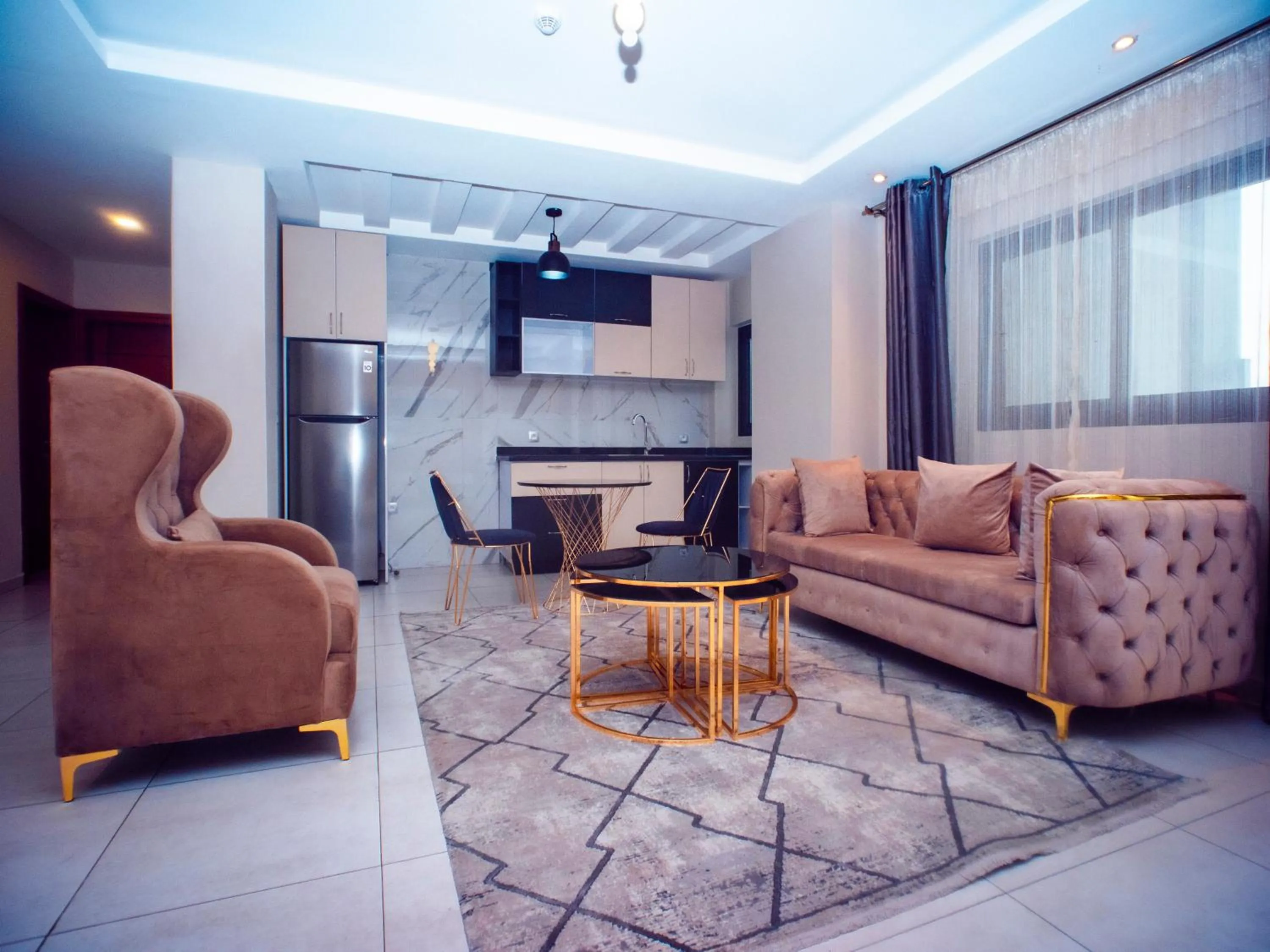 Living room in Geneva Hotel