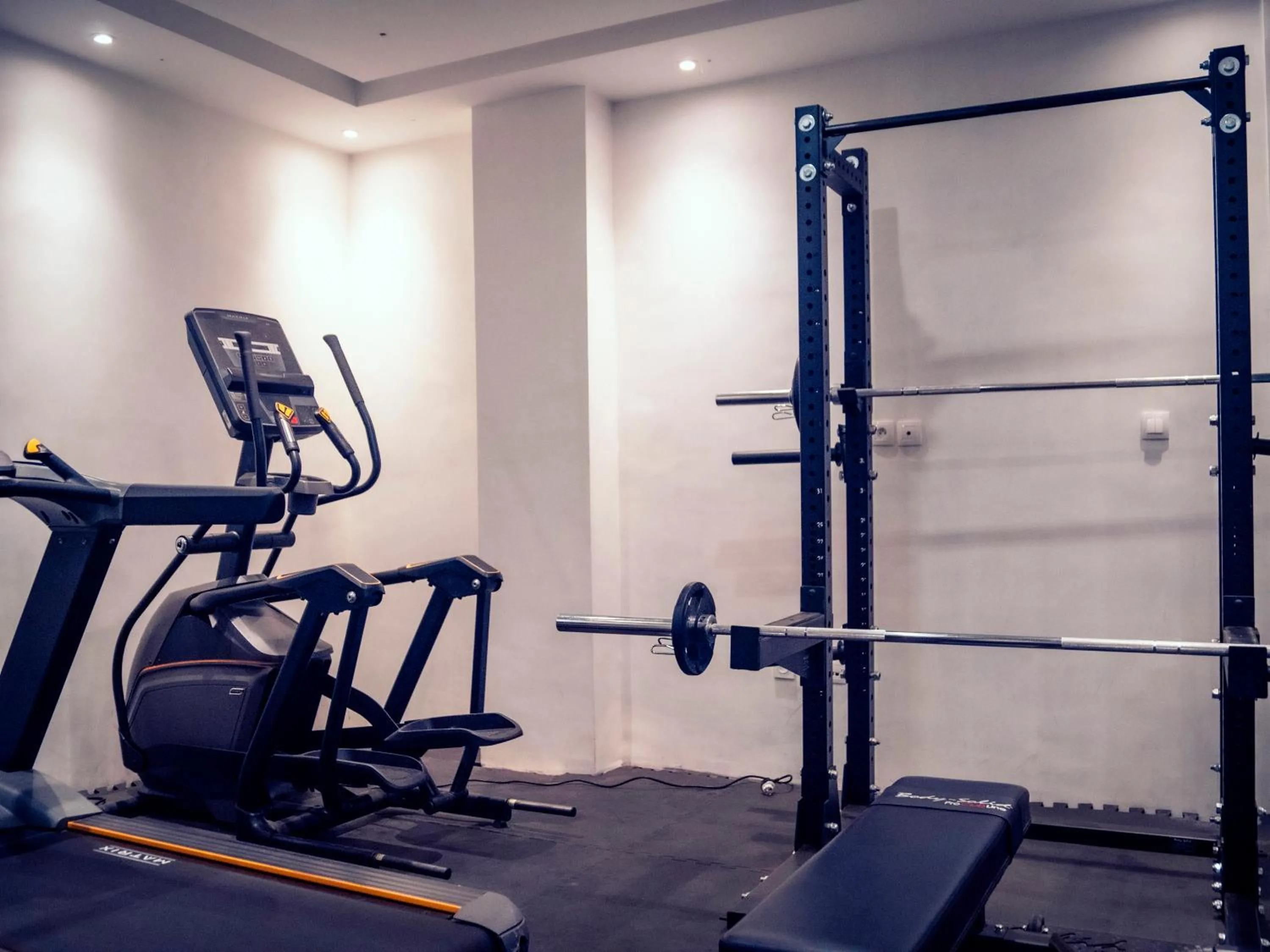 Fitness centre/facilities in Geneva Hotel