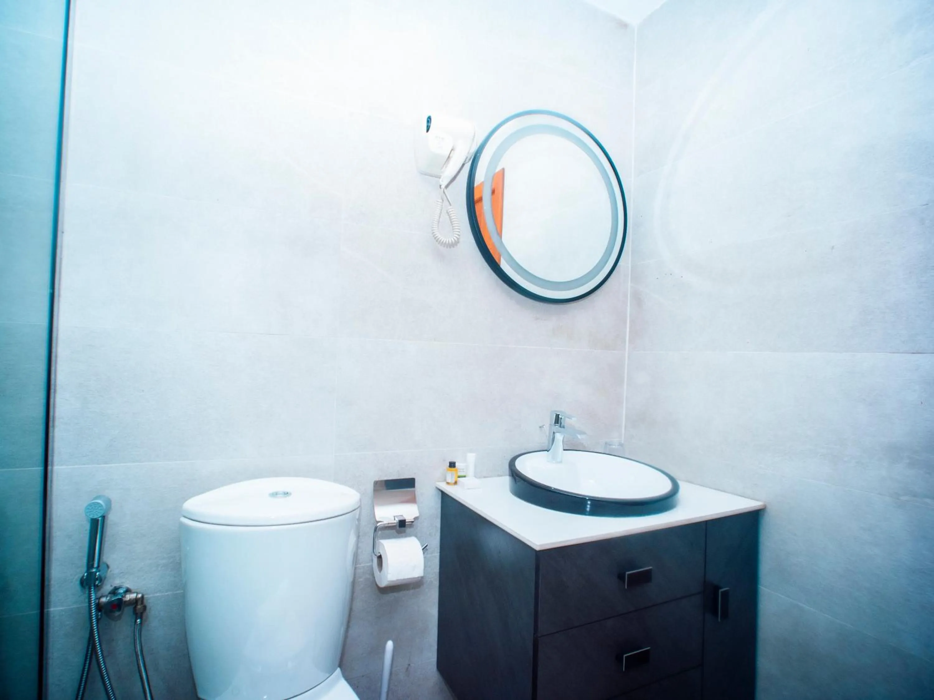 Bathroom in Geneva Hotel