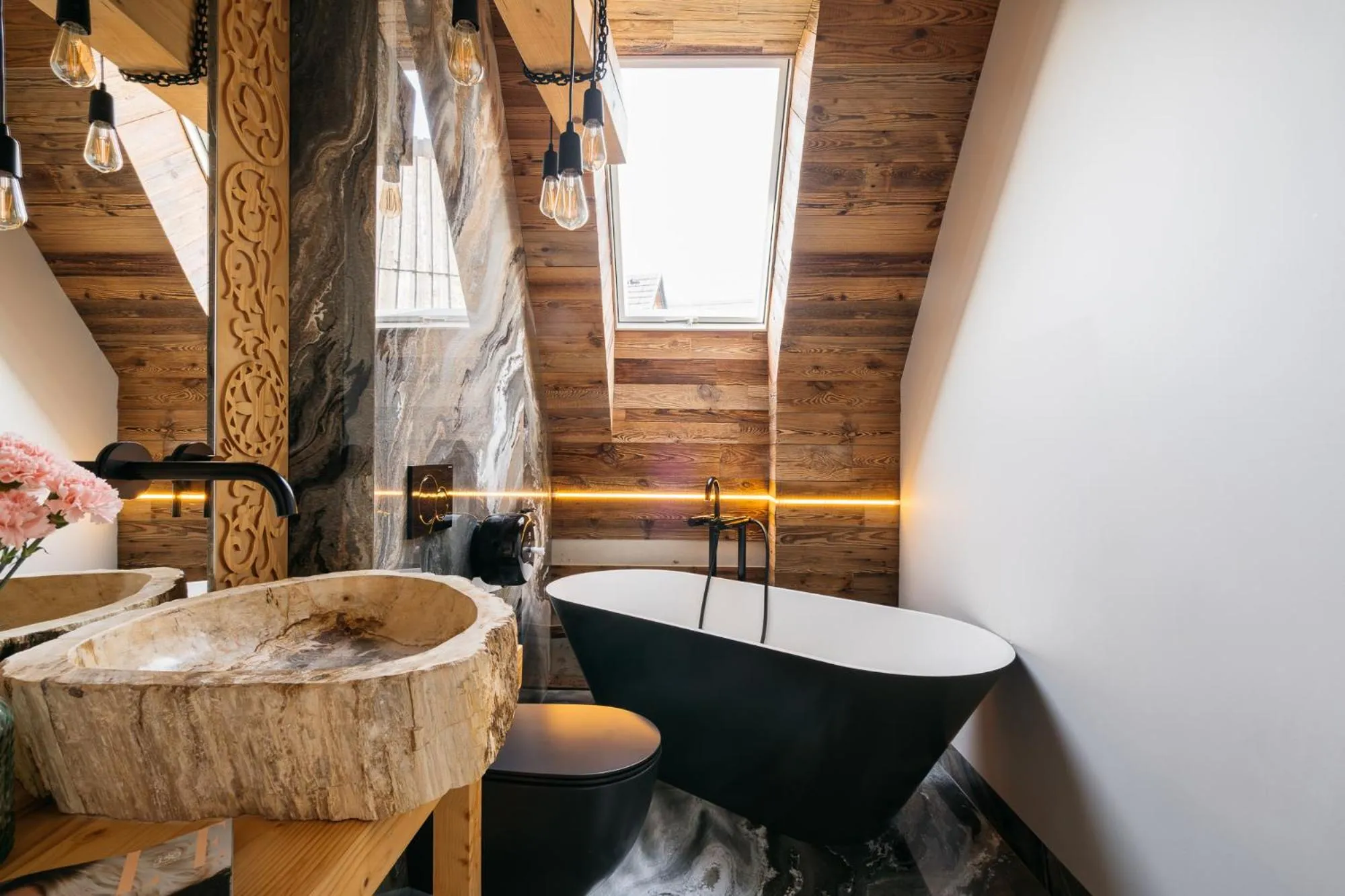 Bathroom in Landscape Zakopane - LoftAffair