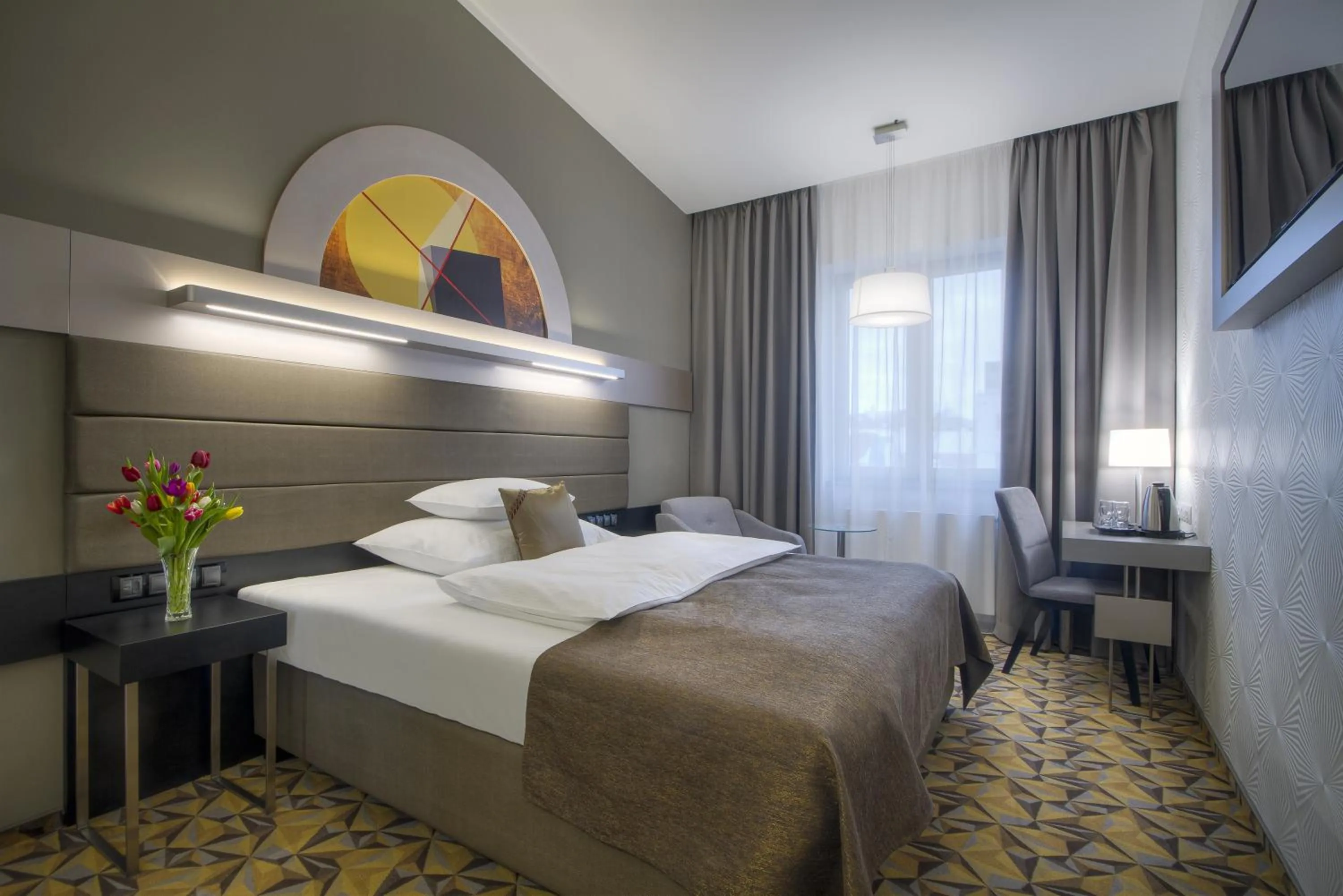 Bed in Hotel Essence