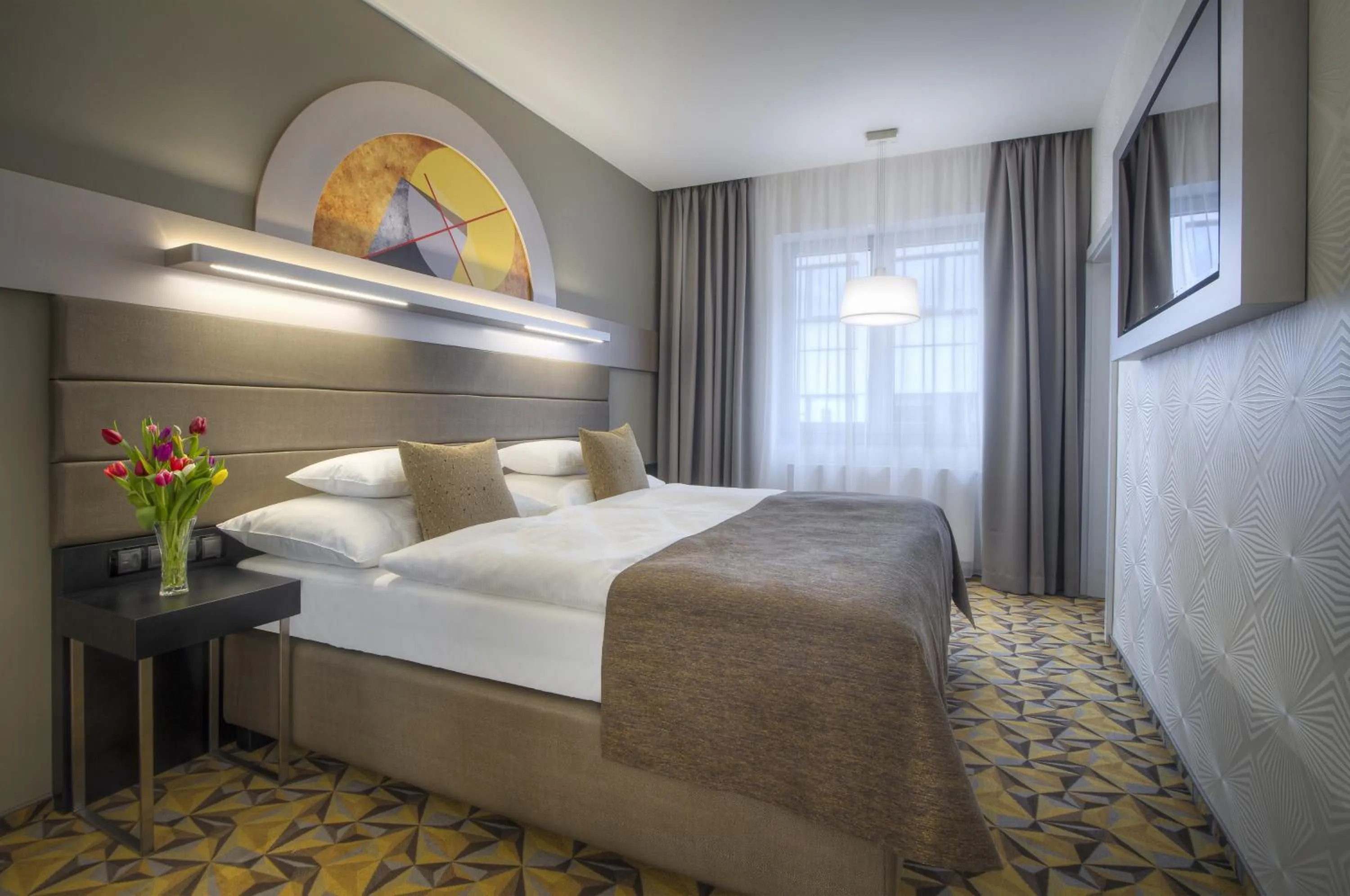 Bed in Hotel Essence