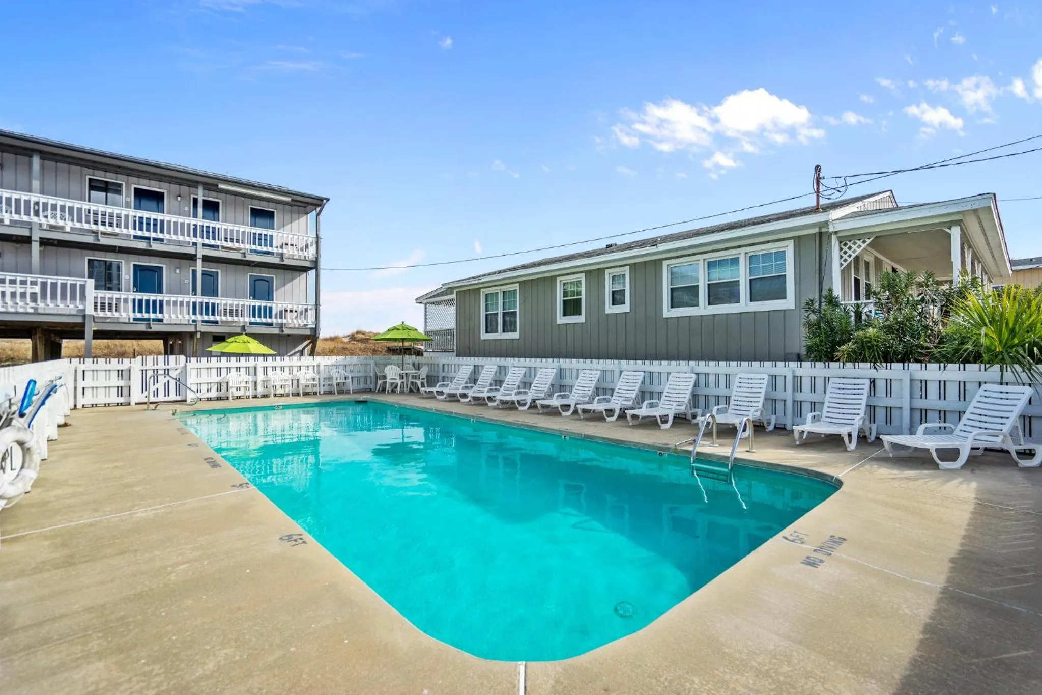 Swimming pool in The Beach House