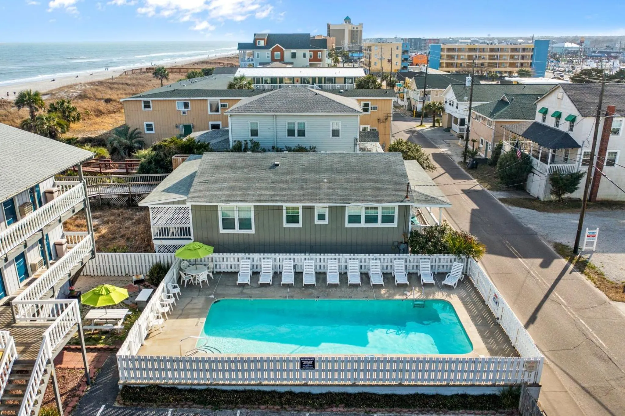 Swimming pool in The Beach House