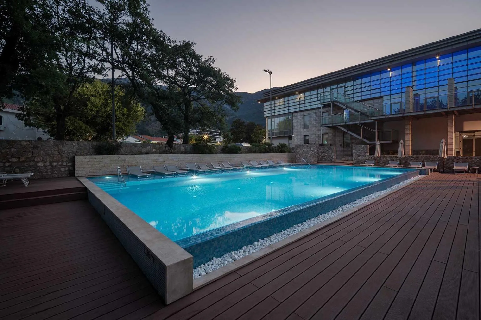 Swimming pool in Eurostars Queen of Montenegro