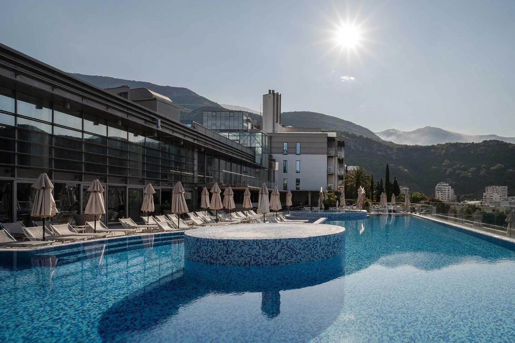 Swimming pool in Eurostars Queen of Montenegro