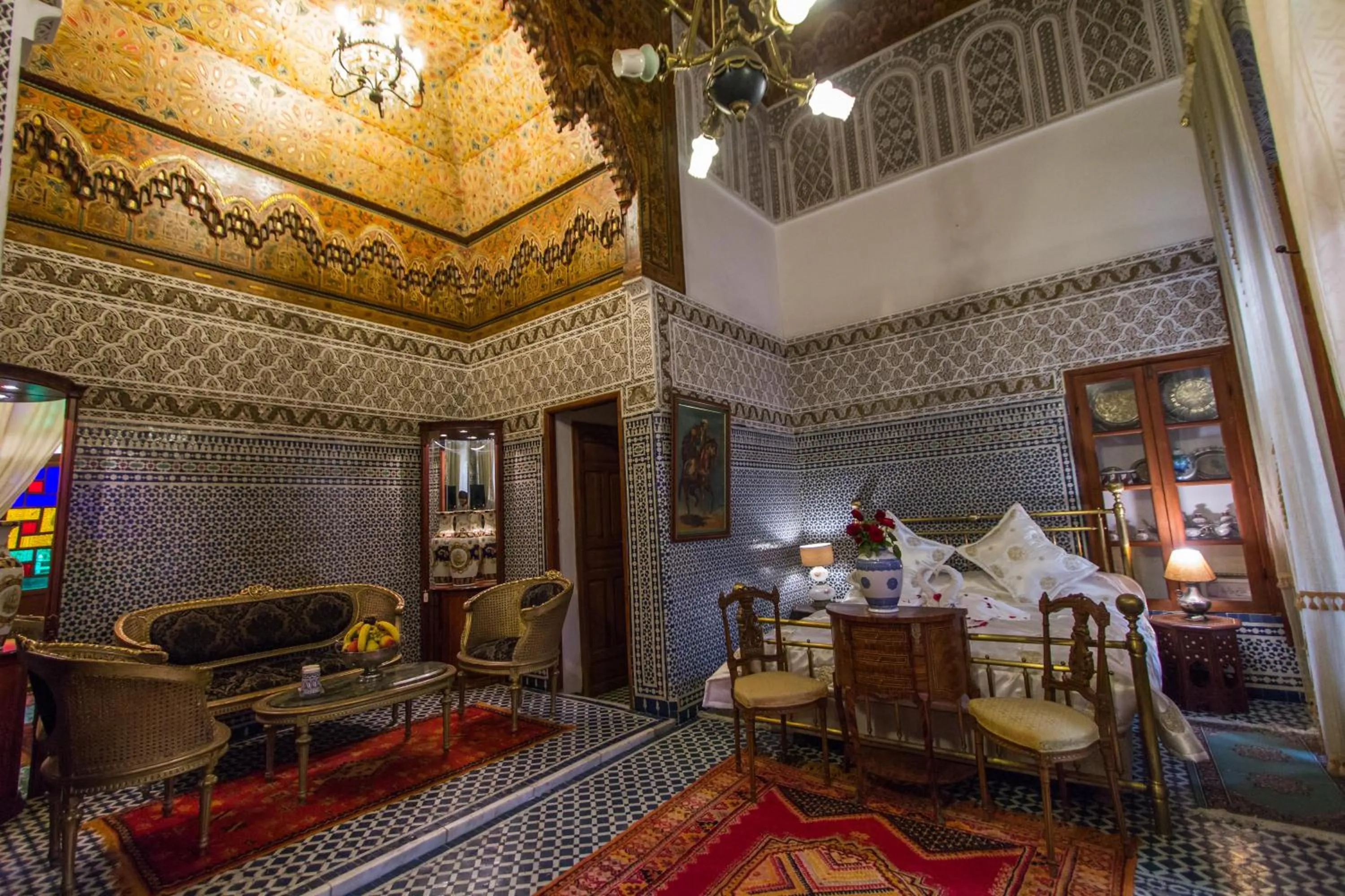 Living room in Riad Damia Suite & Spa